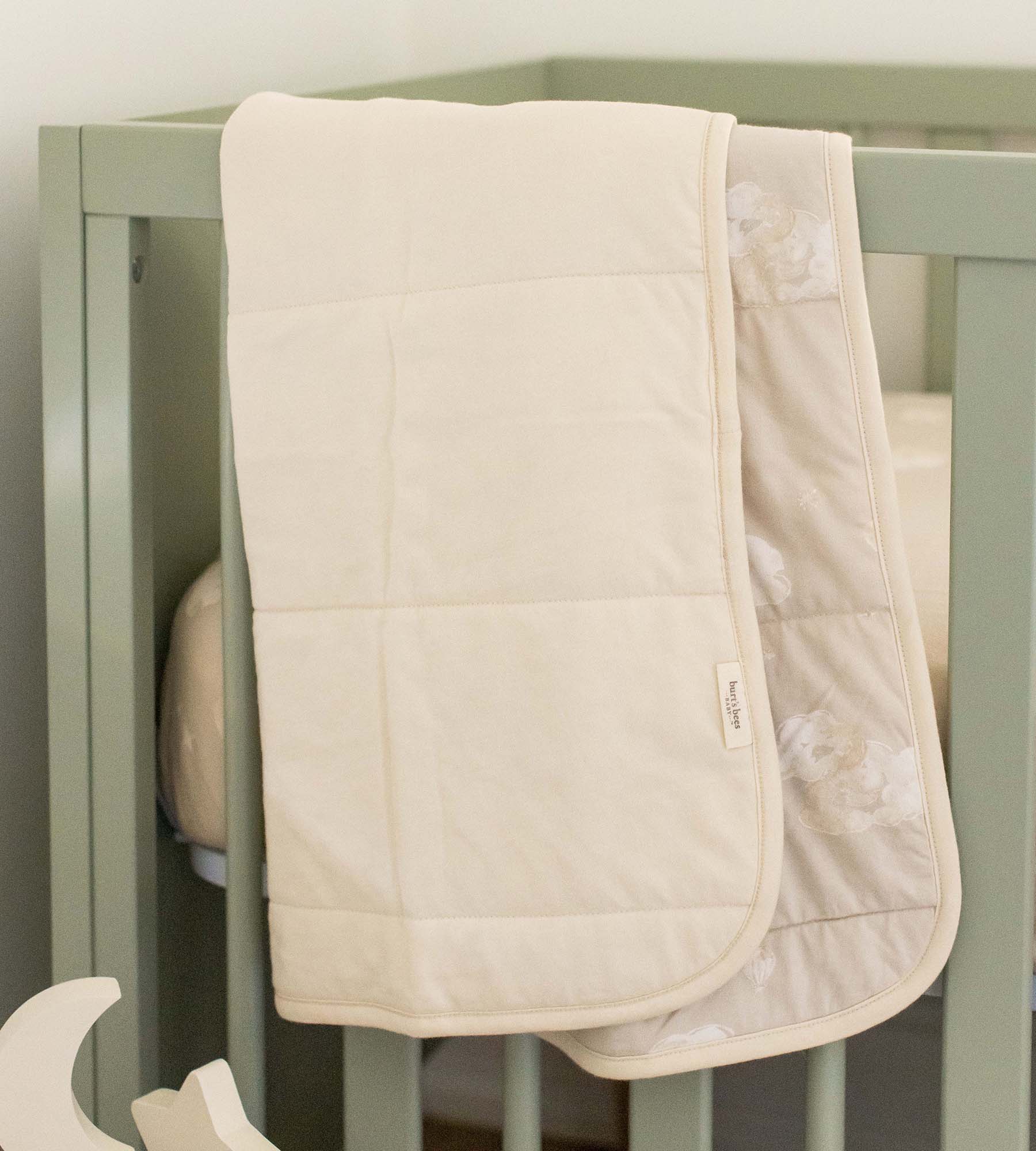 Good Night Sky Organic Cotton Reversible Baby Blanket、mySite、g9winljtr