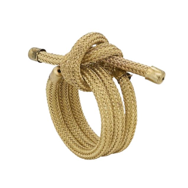  Knotted Rope Napkin Ring 4PC、mySite、elrpsem3k