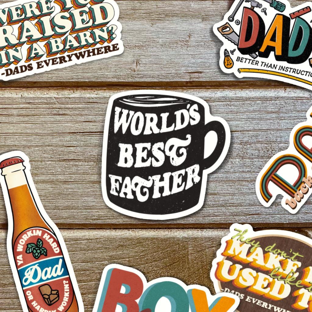  World's Best Father Mug Sticker、mySite、elrpsem3k