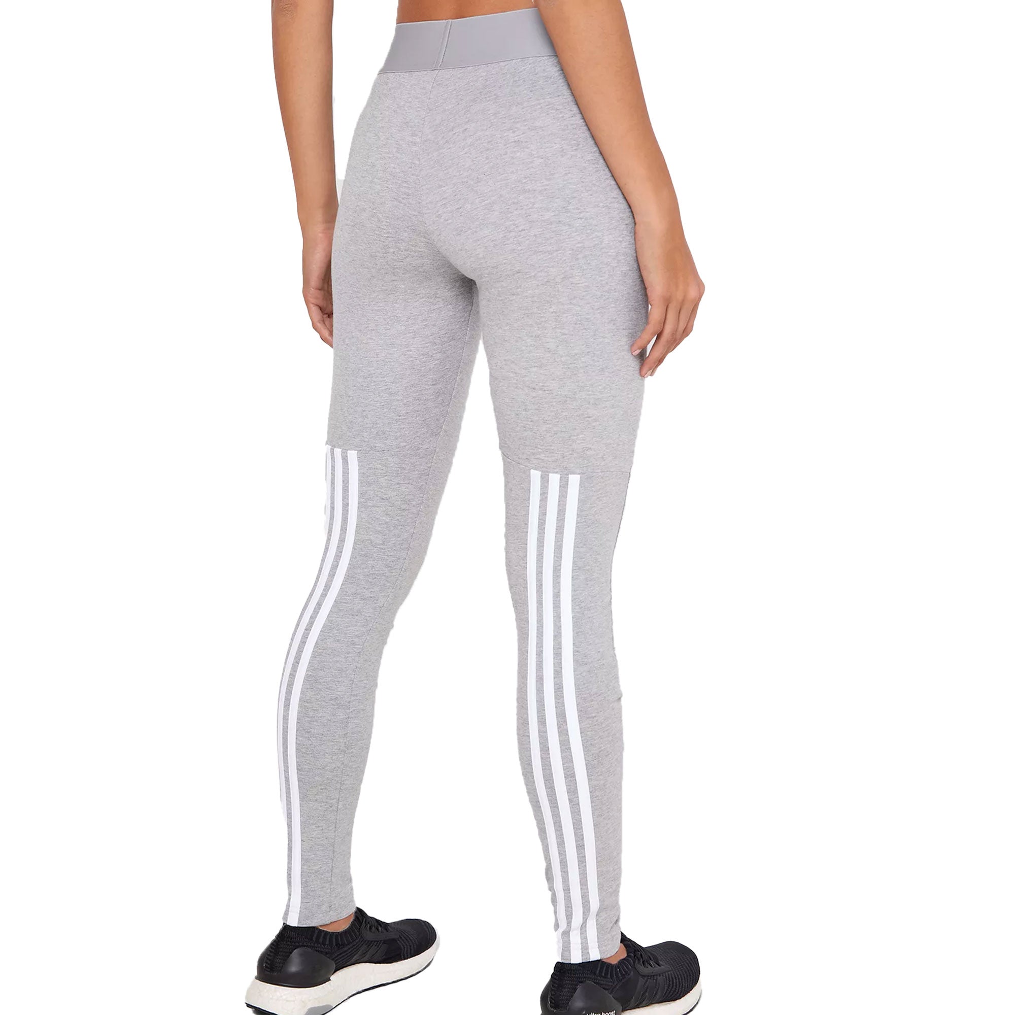 adidas Women's MH-3 Stripes Tights Heather Grey、mySite、noshort