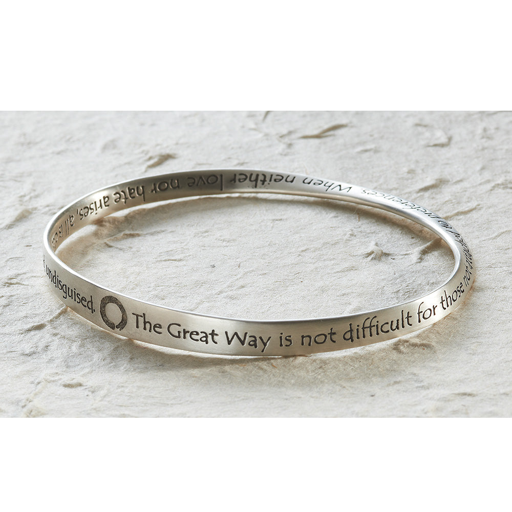 Great Way Bracelet in Matte Sterling Silver、mySite、topwebapps