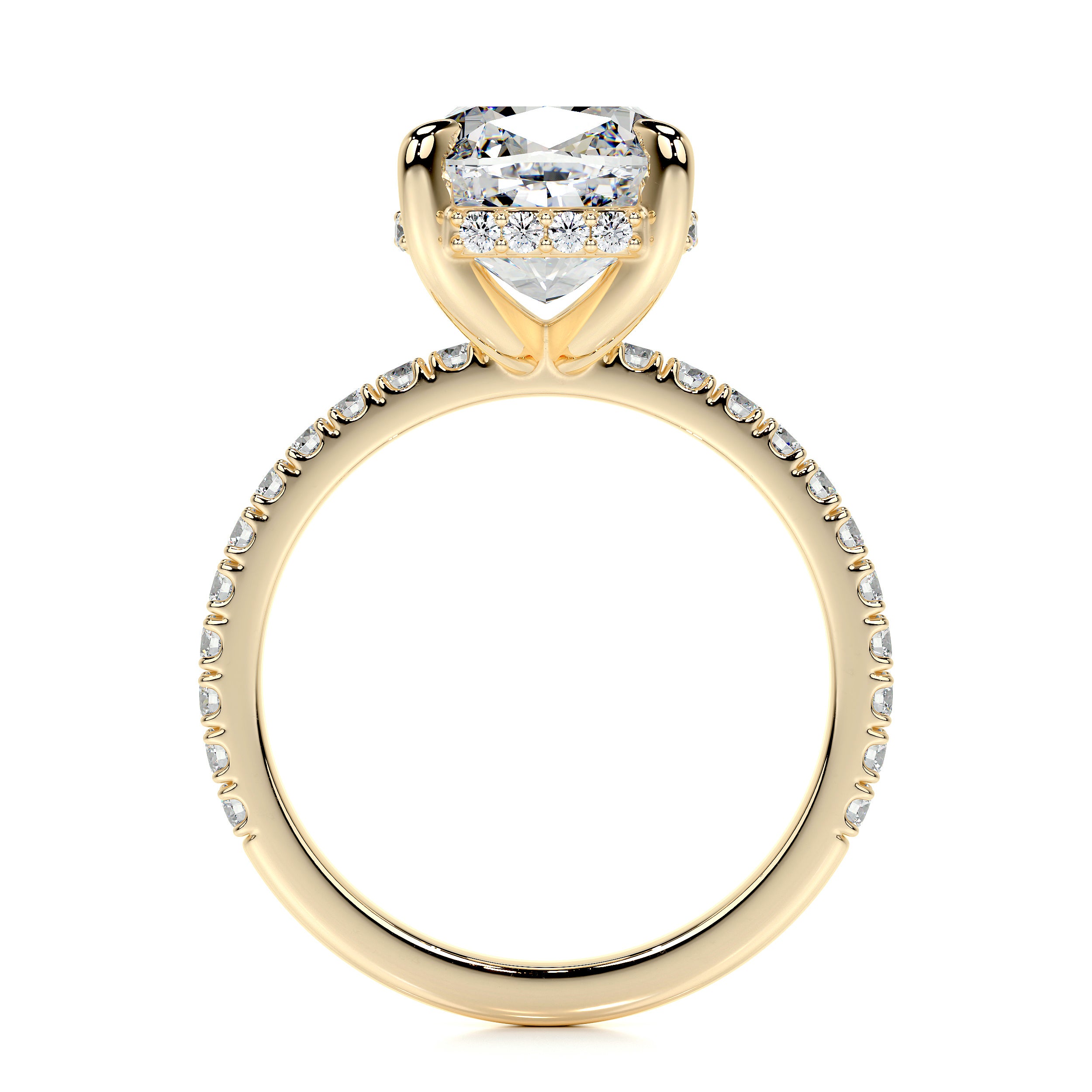 Beatriz Lab Grown Diamond Ring -18K Yellow Gold、mySite、hinf8tx79