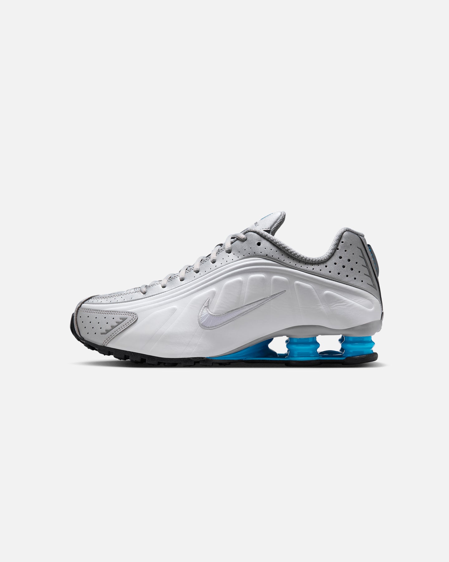 Nike Shox R4 Metallic Silver/Blue、mySite、zt4zffjzw