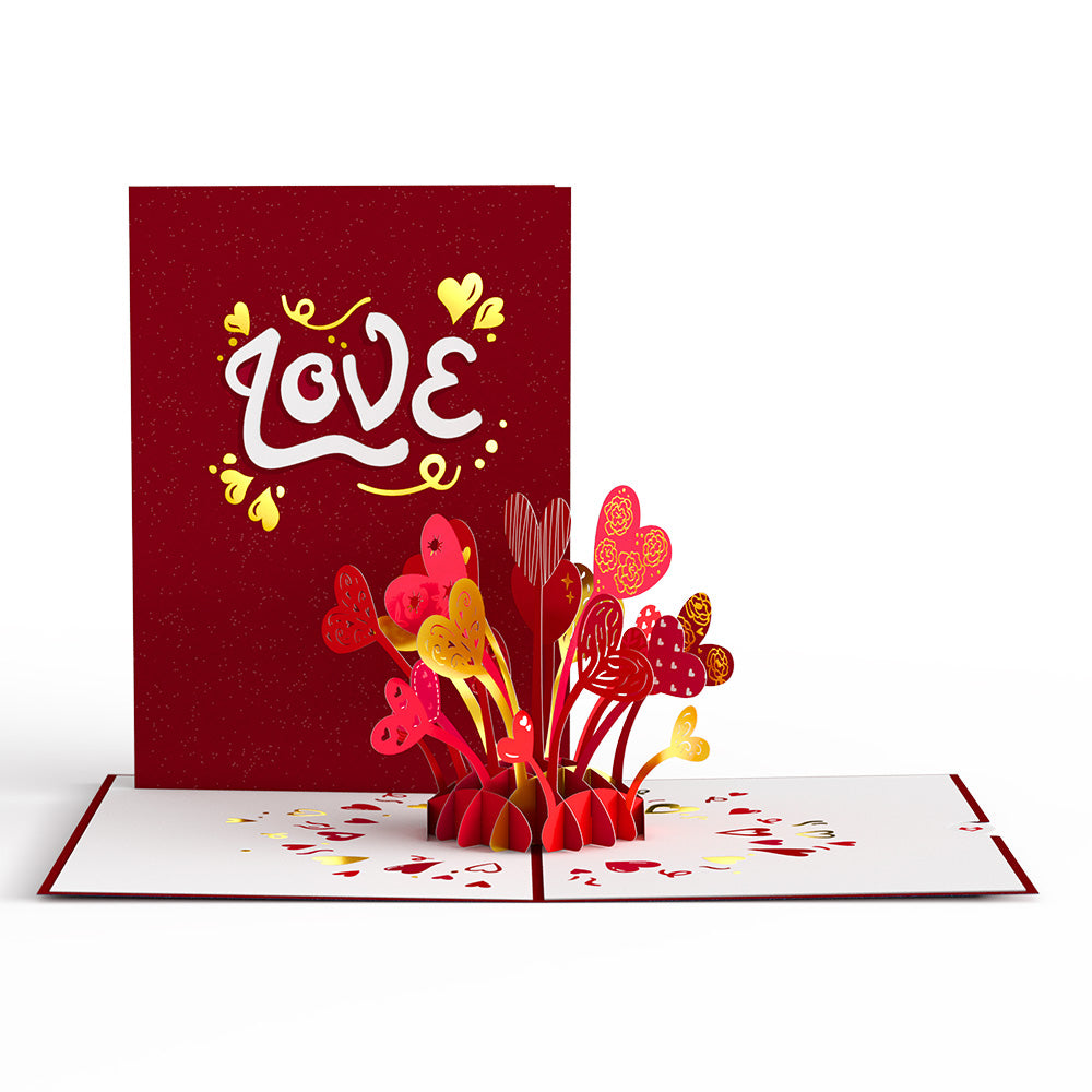 Love Burst Pop-Up Card、mySite、solidvoid