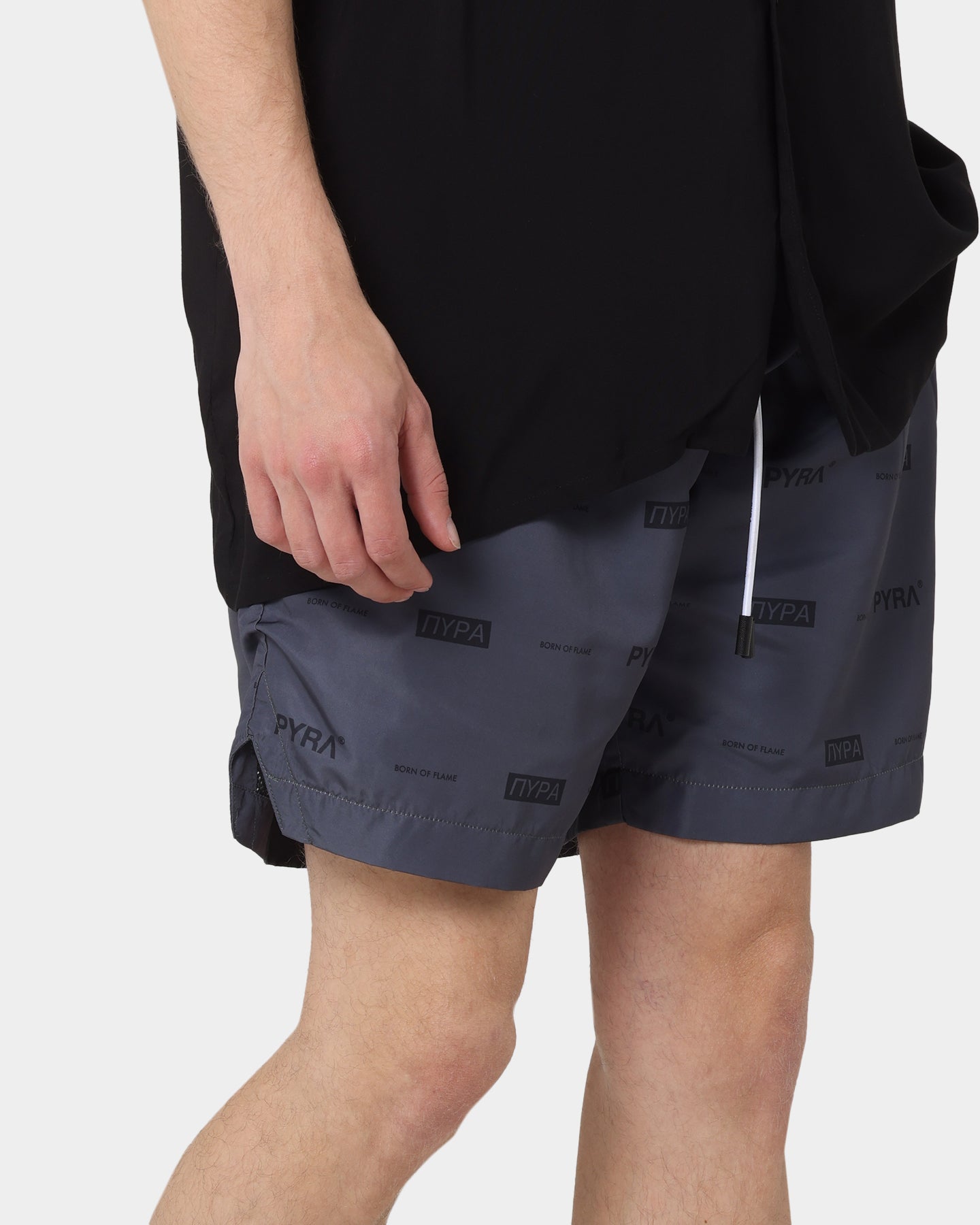 PYRA Parachute Shorts Black/Black、mySite、zt4zffjzw