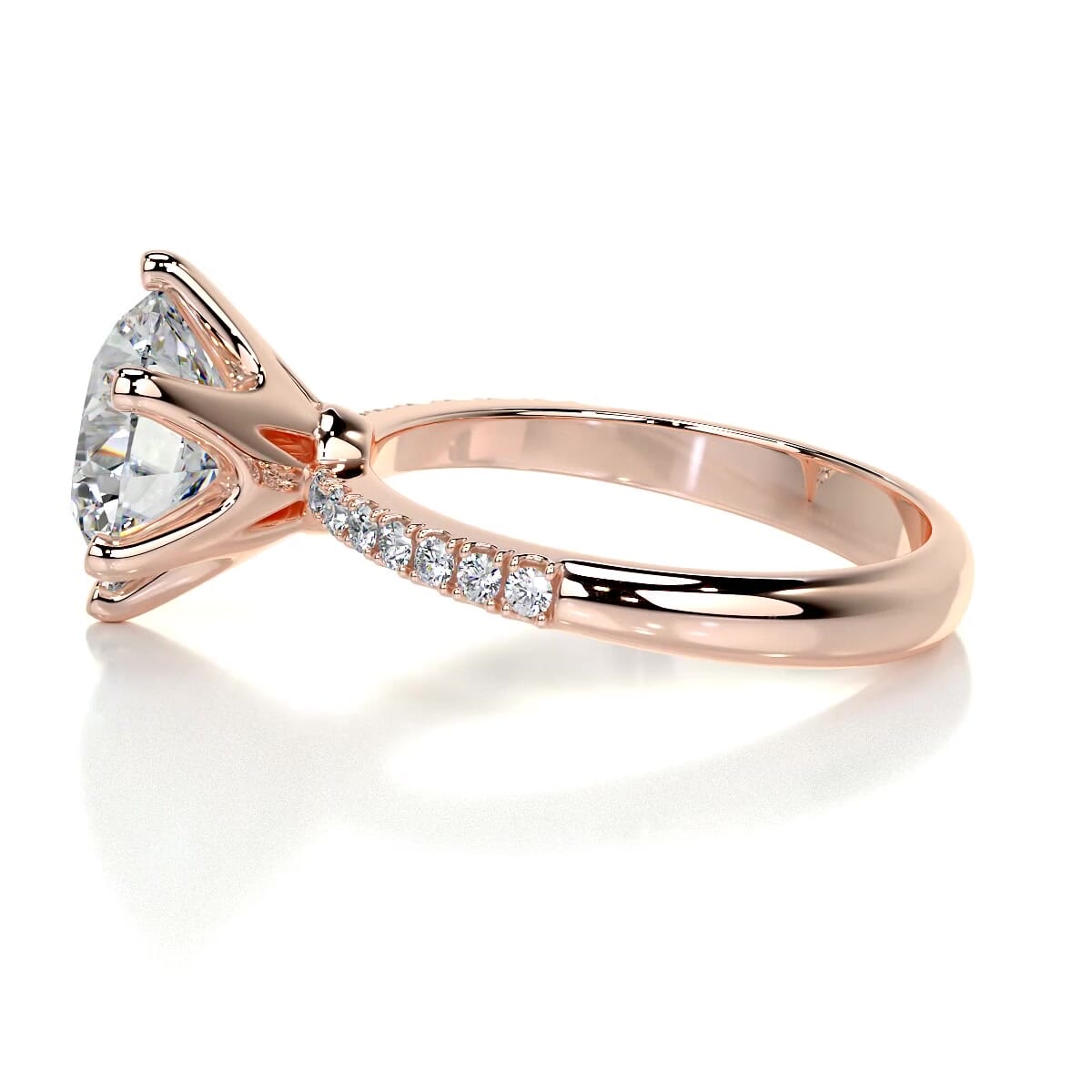 Samantha Lab Grown Diamond Ring -14K Rose Gold (RTS)、mySite、hinf8tx79