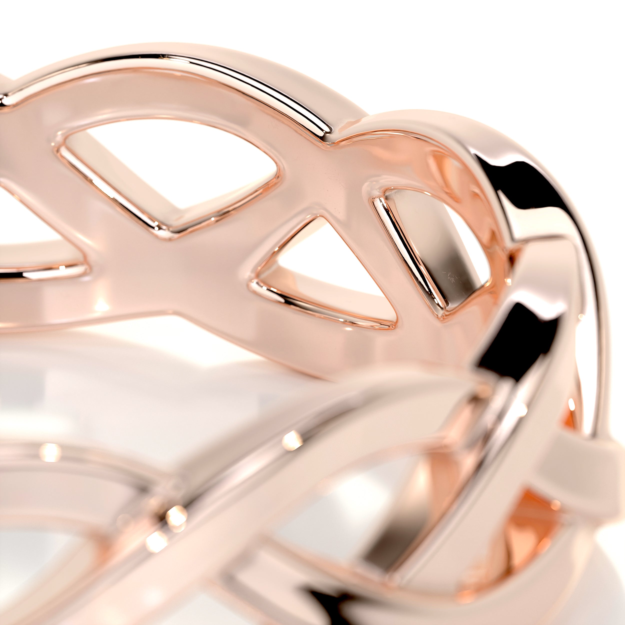 Gerard Men's Wedding Band -14K Rose Gold、mySite、hinf8tx79