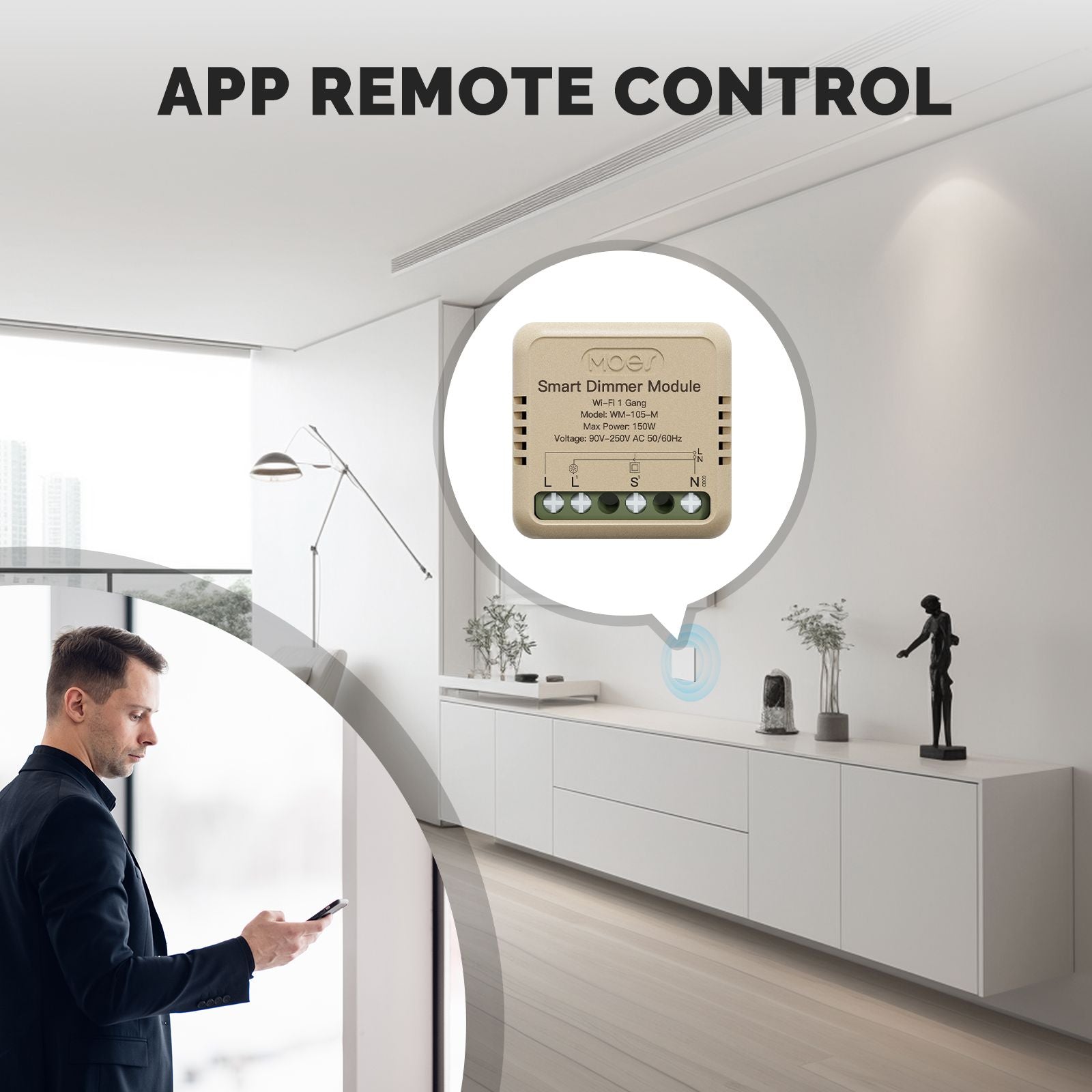 WiFi Smart Dimmer Switch Module Timer Diy Breaker 1/2 Gang、mySite、fannypackpong