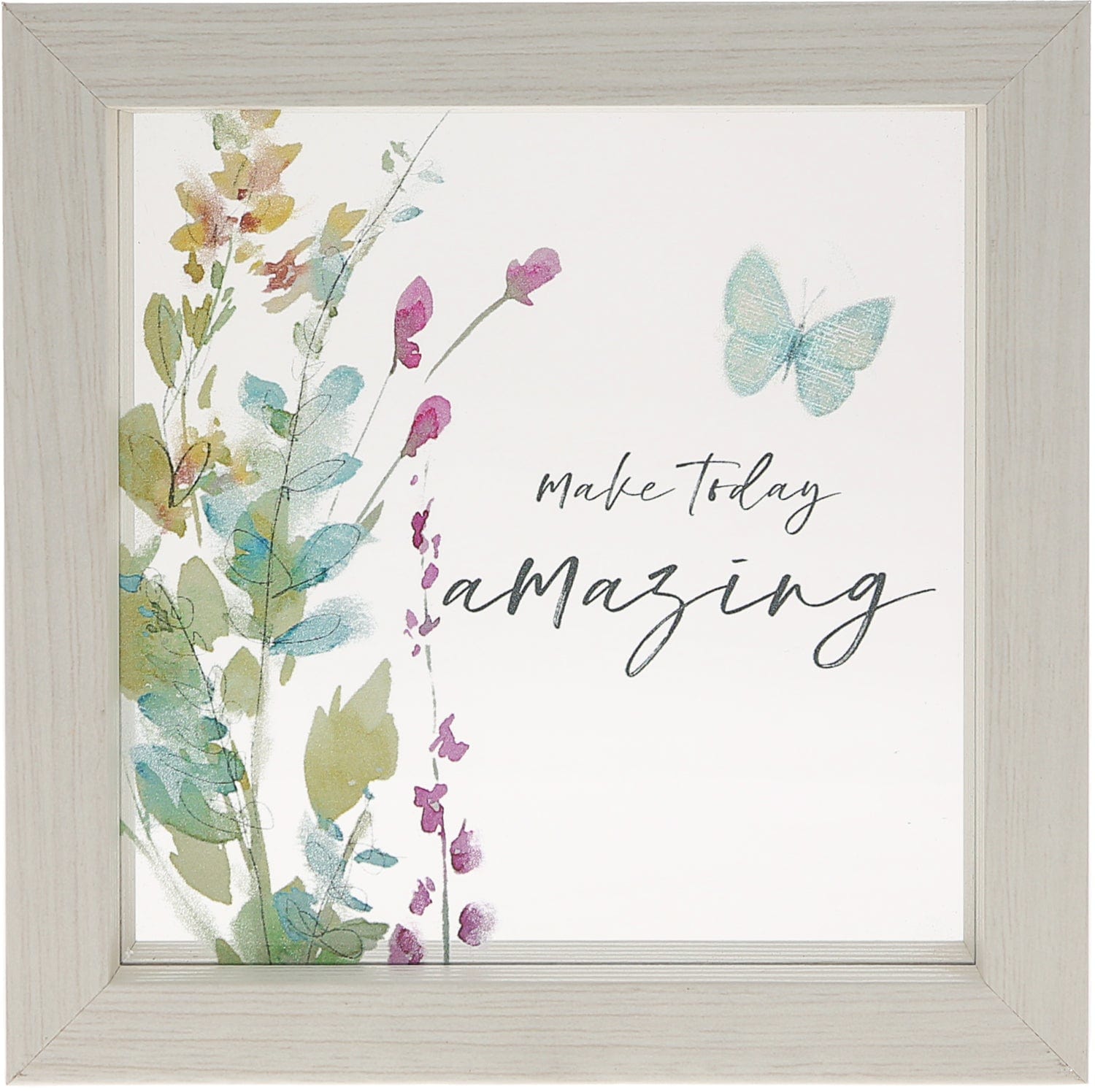 Life is tough.. and Make Today Amazing Inspirational Glass Framed Plaques *、mySite、g9winljtr