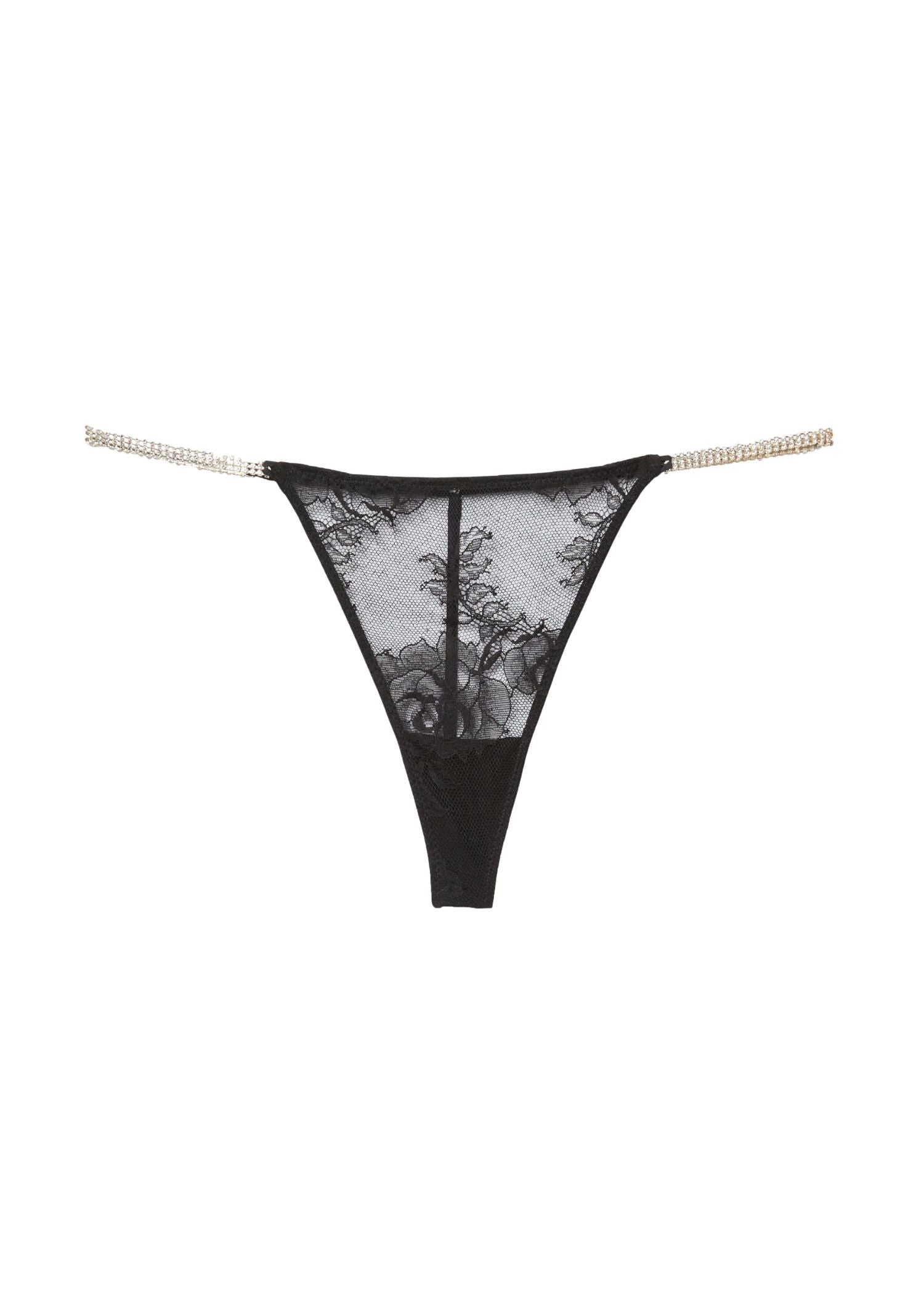  Crystal Bouquet Lace G-String (Black)、mySite、justintrudeaud