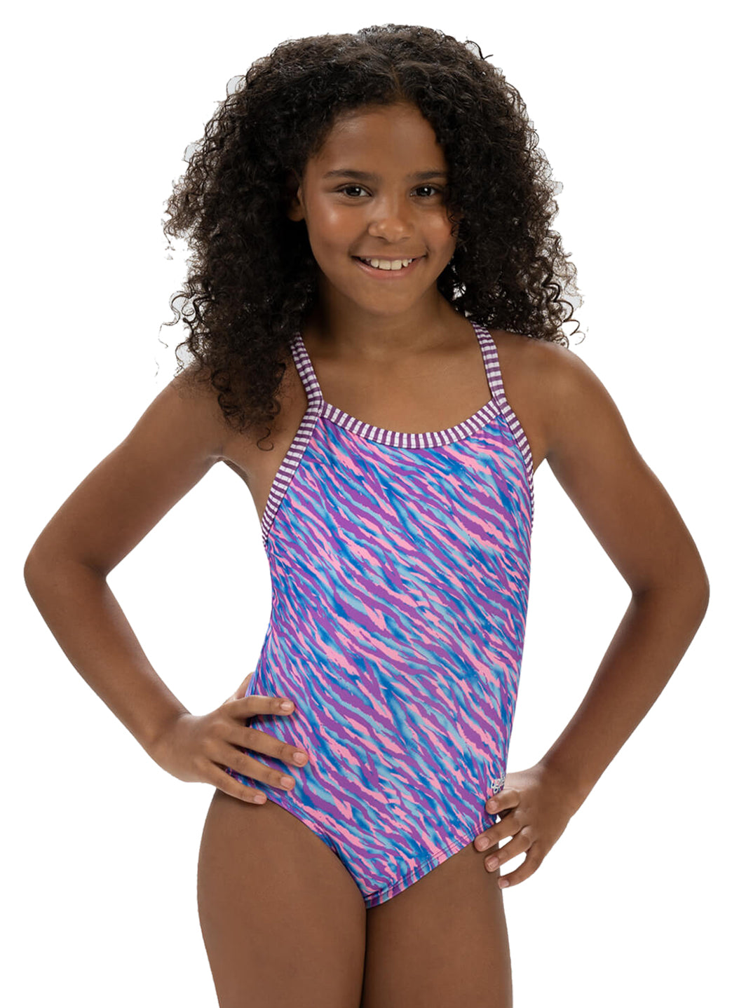 Dolfin Uglies Girls' Aurora Print One Piece Swimsuit (Big Kid)、mySite、noshort