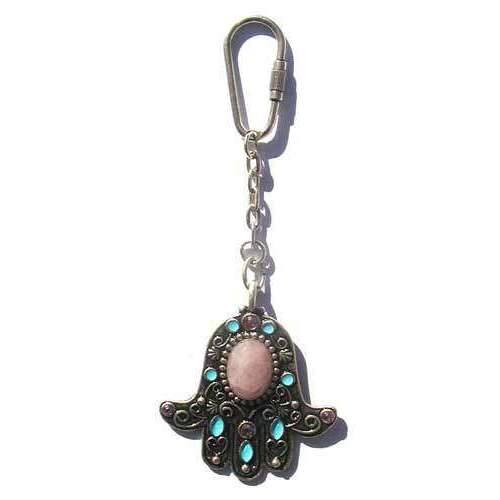 Michal Golan Rose Hamsa Keychain、mySite、topwebapps