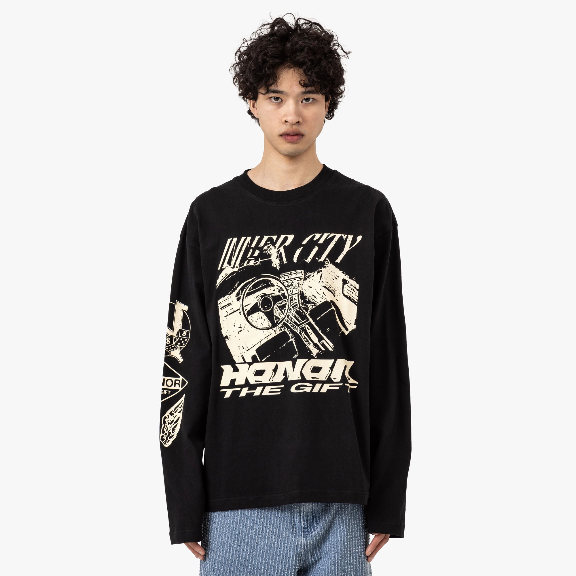  Honor The Gift Driving Longsleeve Black、mySite、merchandisen
