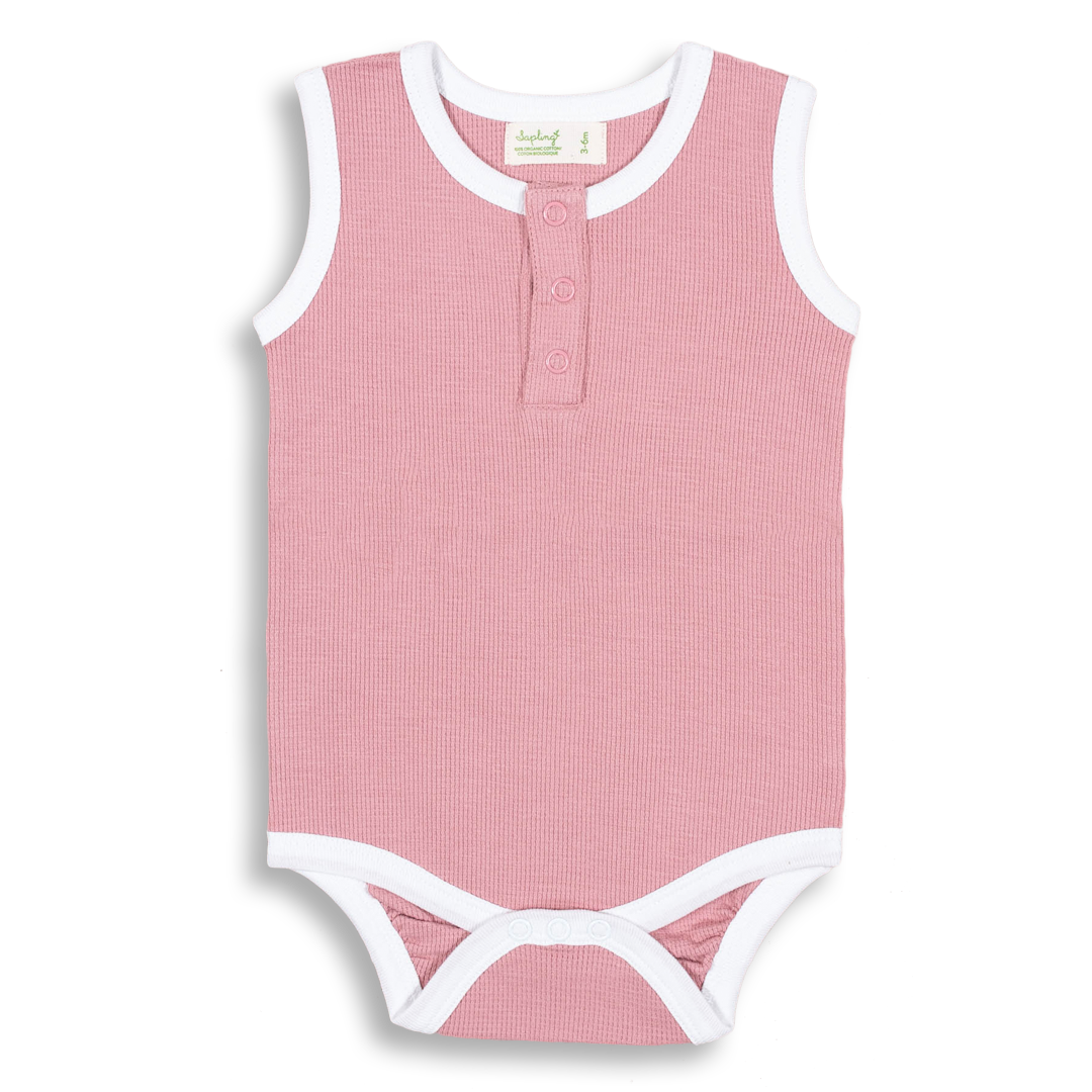 Bramble Pink Waffle Tank Bodysuit、mySite、g9winljtr