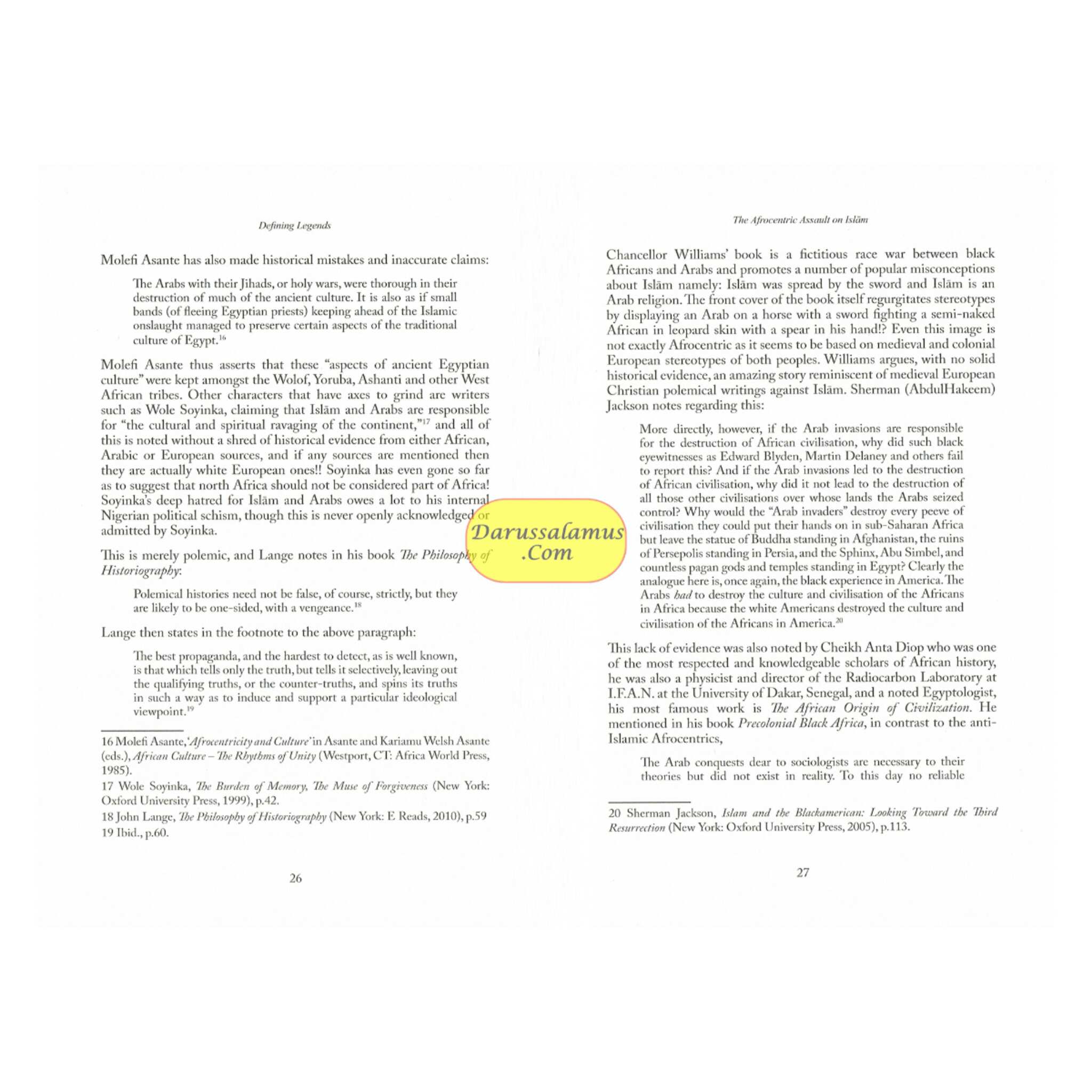 Defining Legends-An Analysis of Afrocentric Writings Against Islam By Abdulhaq Al-Ashanti、mySite、topwebapps