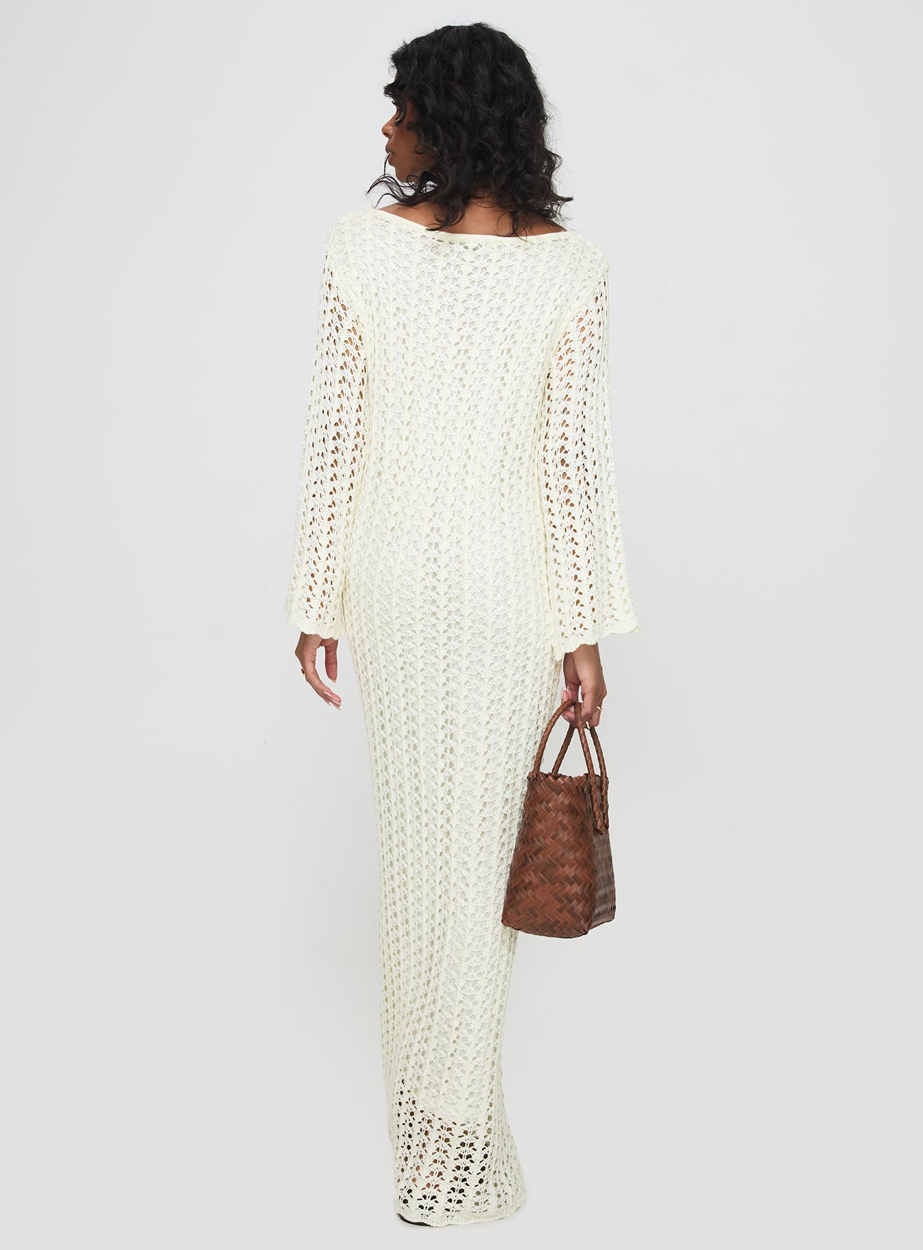 Westy Knit Maxi Dress Cream、mySite、solidvoid