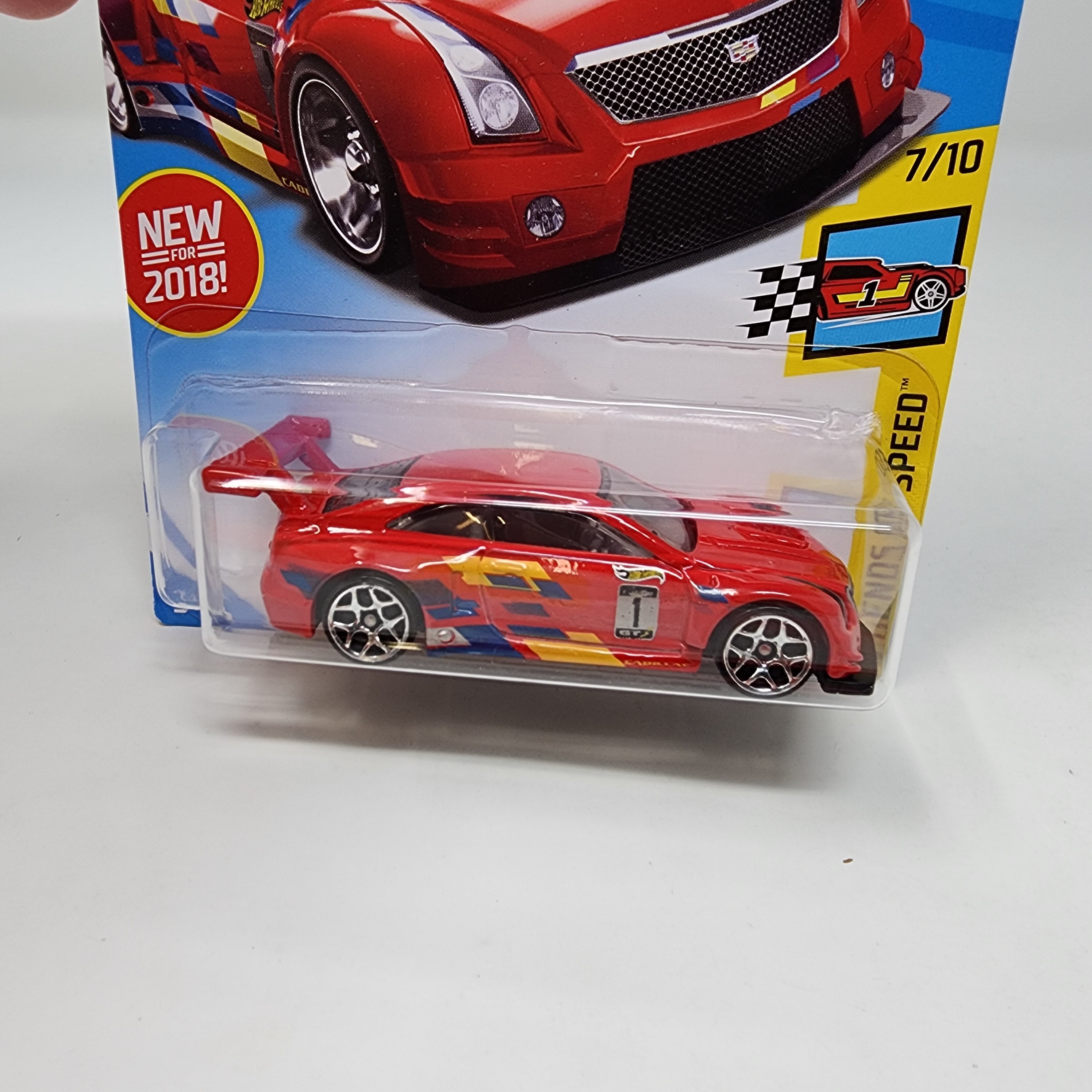 '16 Cadillac ATS-V R #198 * RED * Hot Wheels 2018、mySite、hgirdovlk