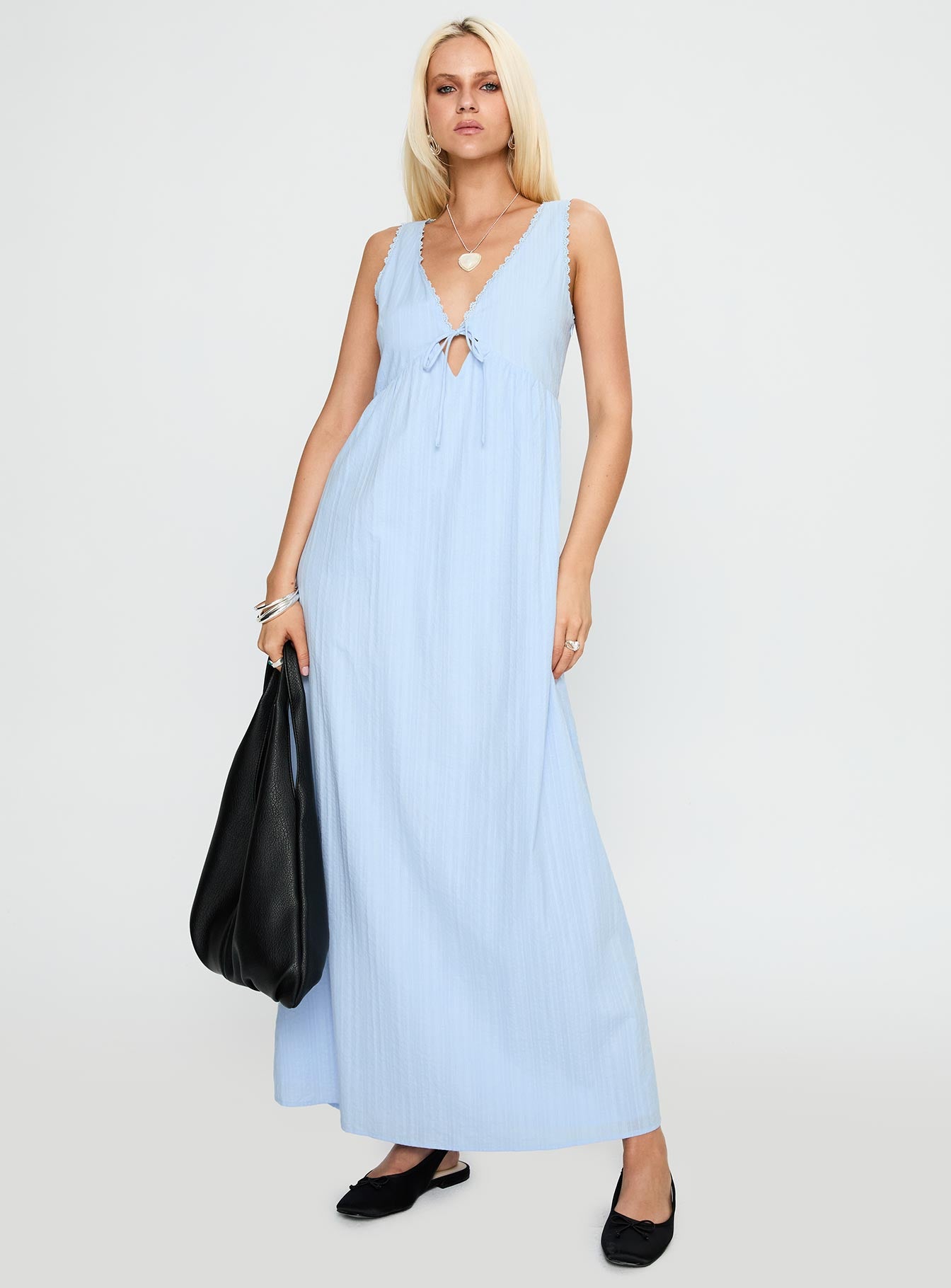 Elyza Maxi Dress Blue、mySite、solidvoid