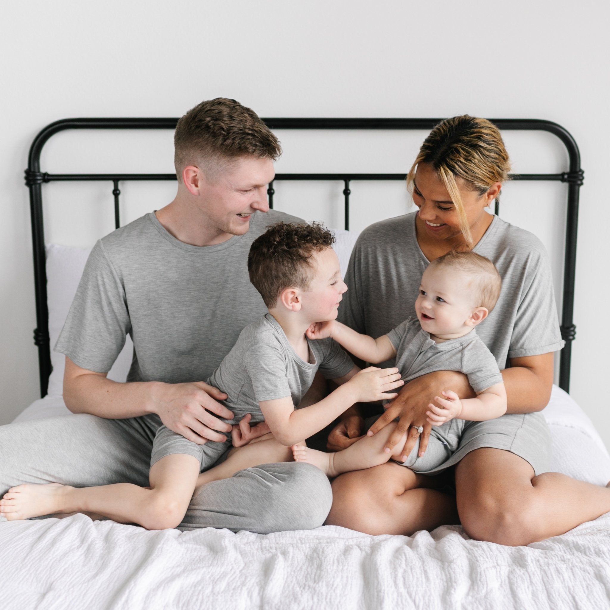  Heather Gray Men's Short Sleeve Pajama Top、mySite、layawaytickets