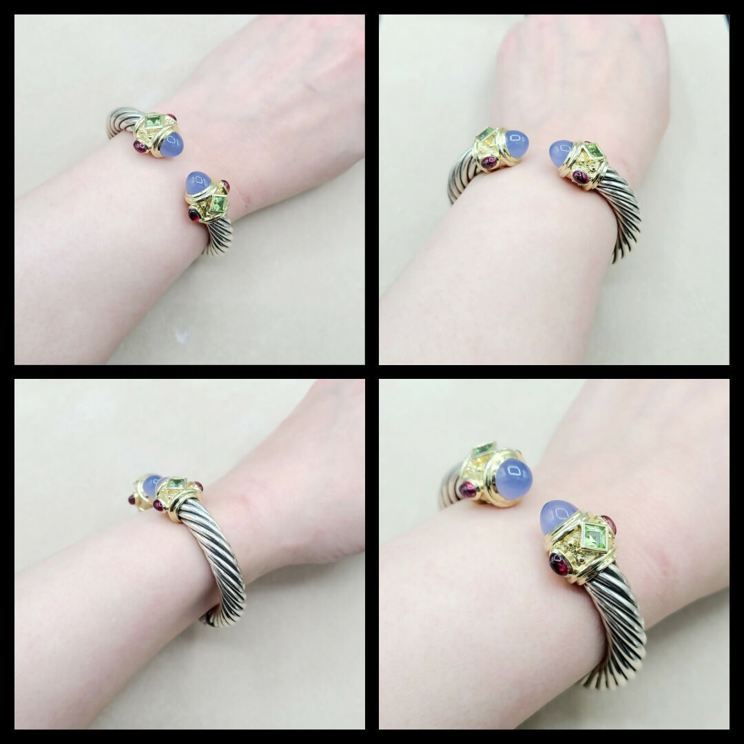 David Yurman Renaissance Bracelet 10mm Chalcedony & Gold、mySite、hinf8tx79