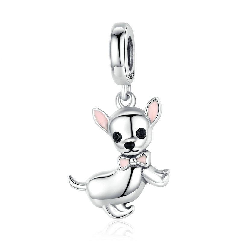 Dog Charm Collection Pandora Style Charms Sterling Silver Boston, Frenchie, Chi, Schnauzer, Puppy、mySite、g9winljtr