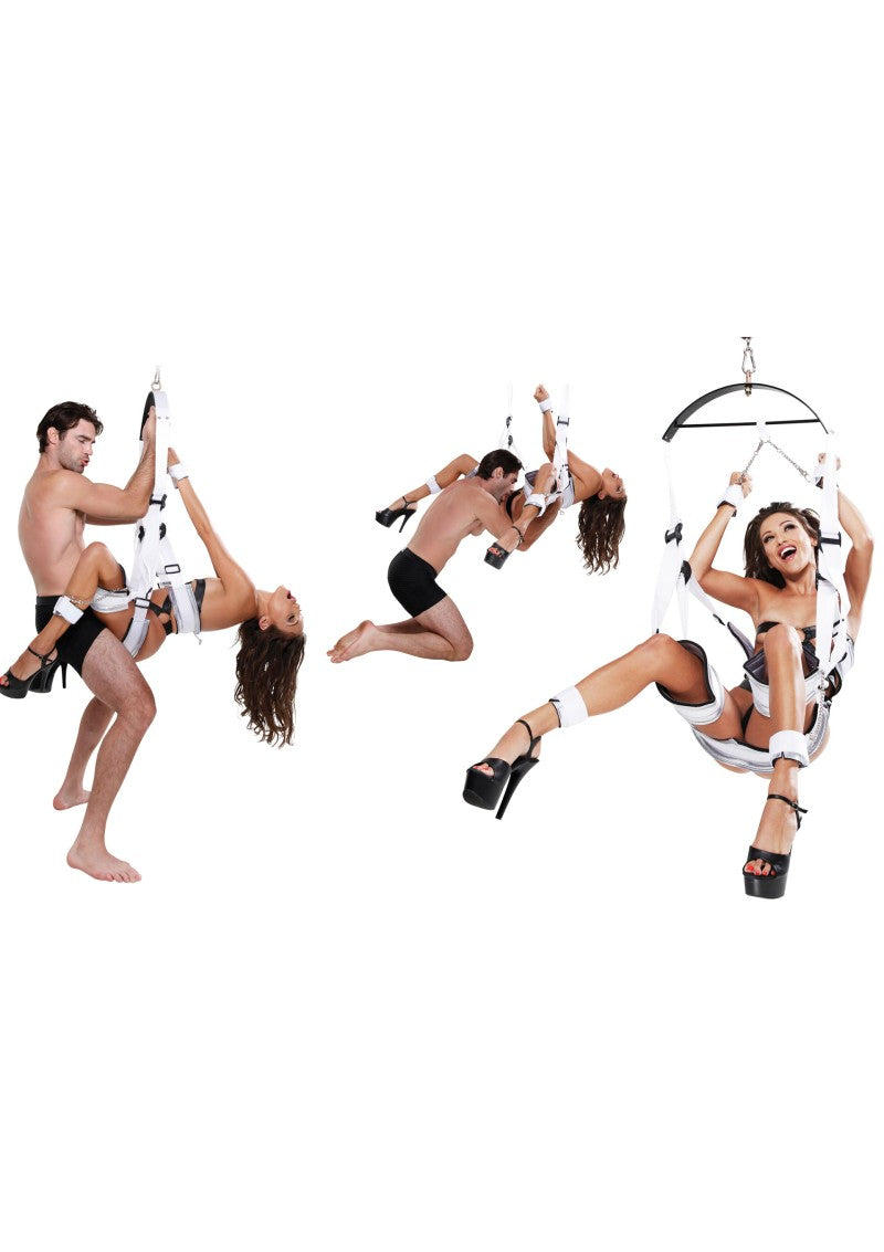 White Fantasy Bondage Swing | Fetish Fantast Series | Couples、mySite、bottomscart