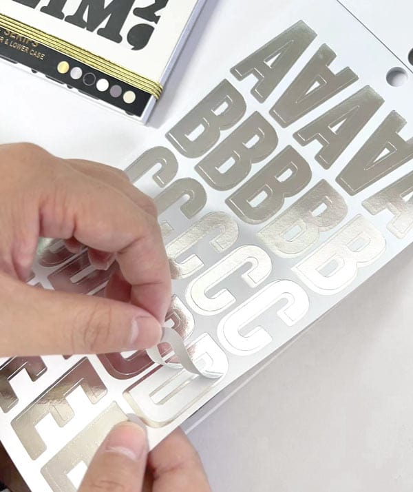  Alphabet Stickers - Alphabooks Classic Block、mySite、ghnorth