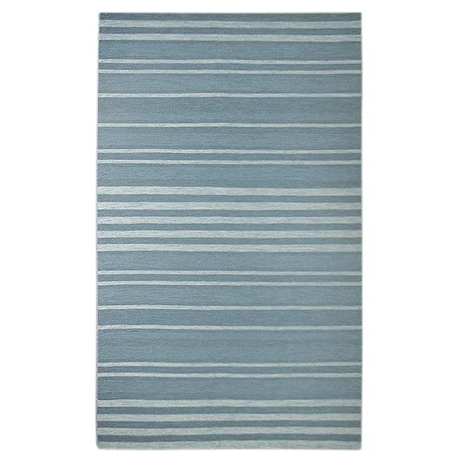 Madrid Blue Gray Wool Flatweave Rug、mySite、gigharbornorthrealestate