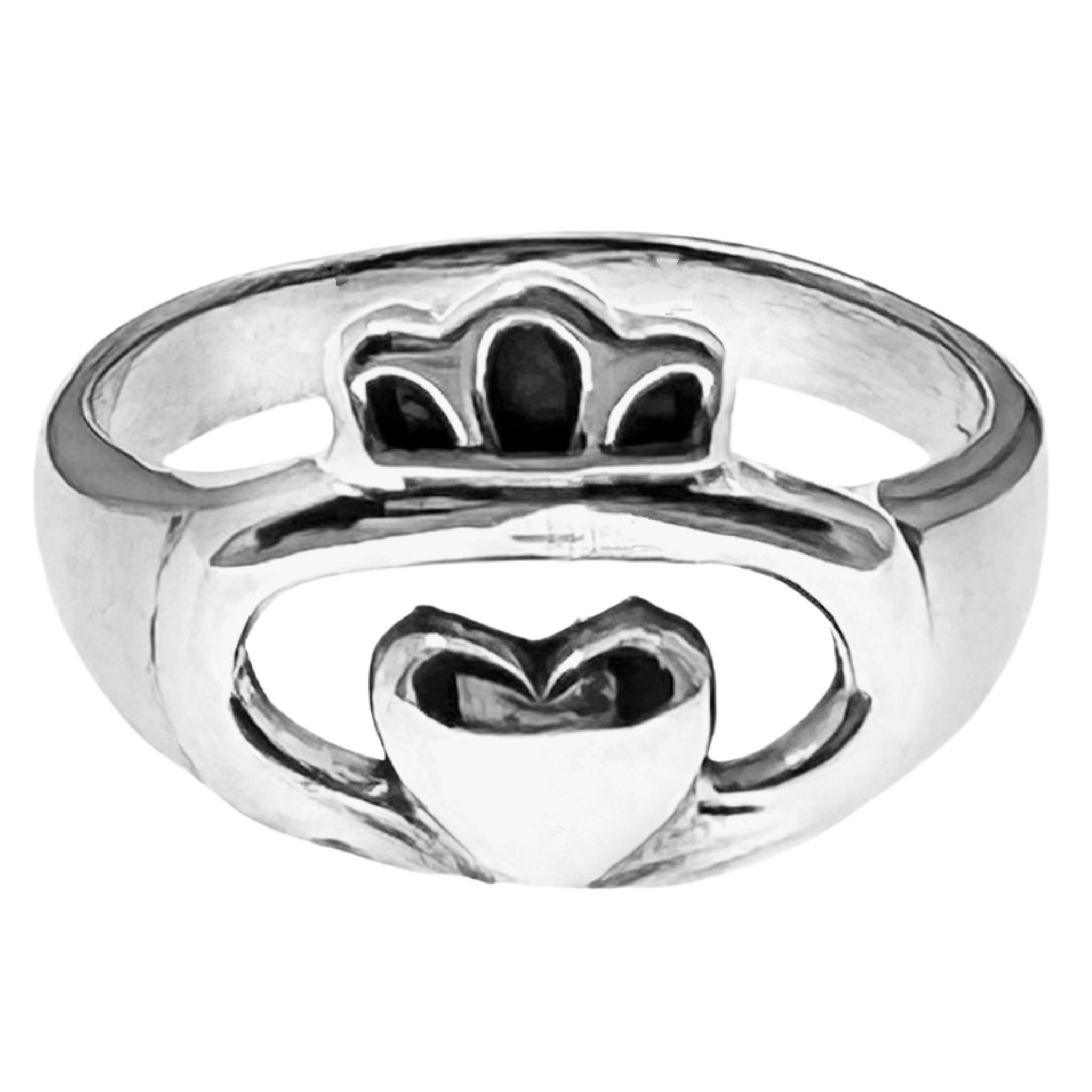 Sterling Silver Celtic Claddagh Ring / SSR0079、mySite、dreamappss