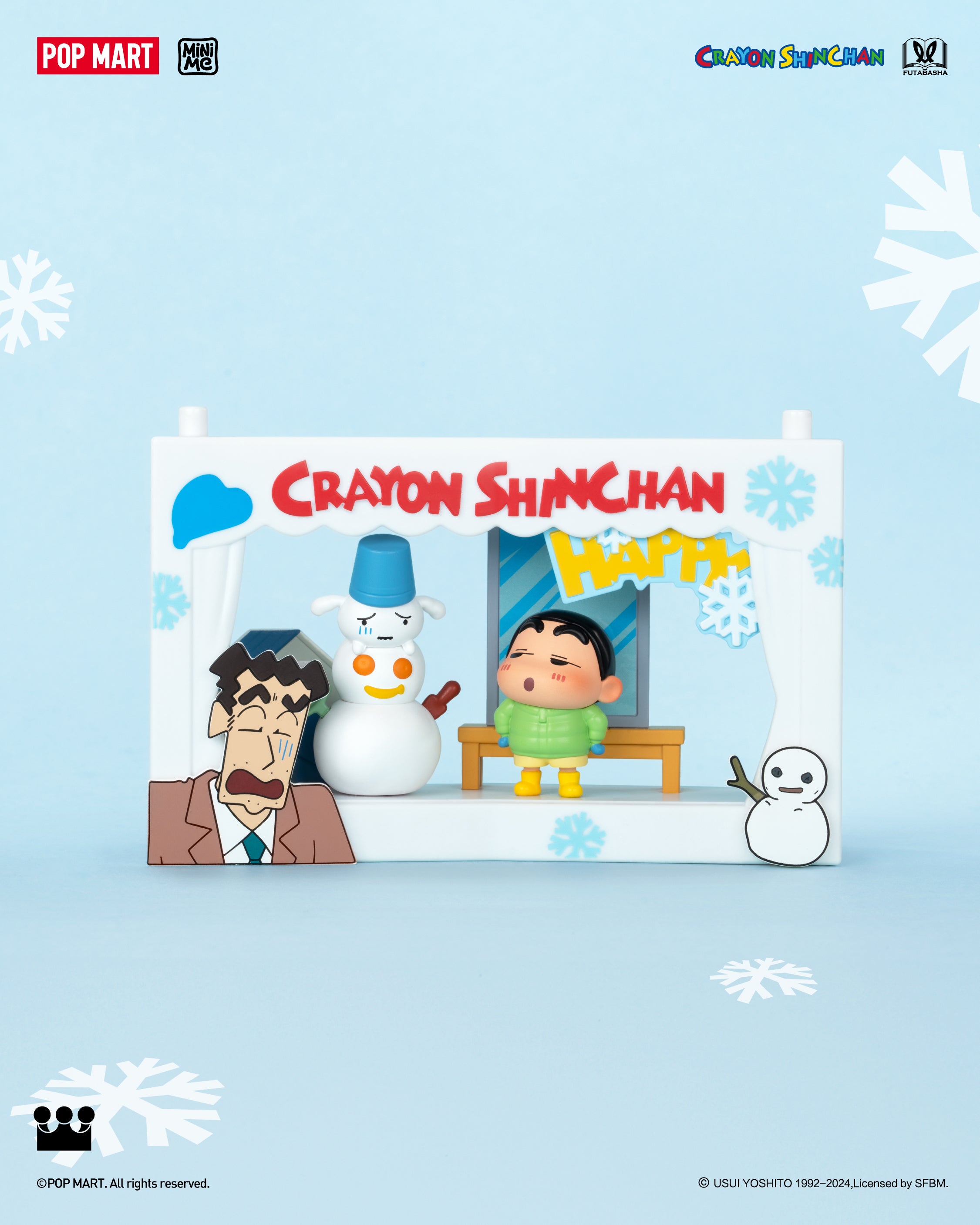  POP MART Crayon Shinchan Life Theatre Series Scene Sets、mySite、greenlandpopulation