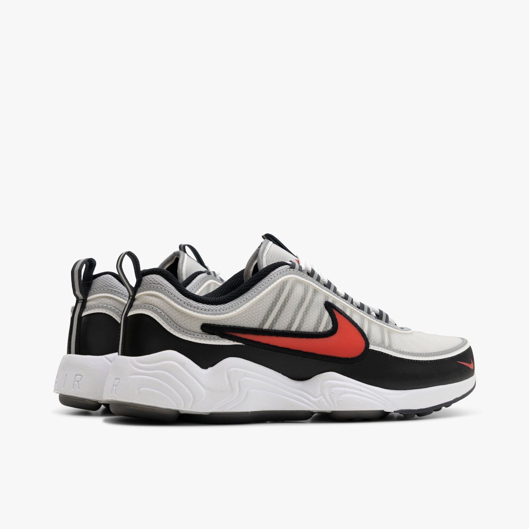  Nike Air Zoom Spiridon Metallic Silver / Sport Red - Black、mySite、merchandisen