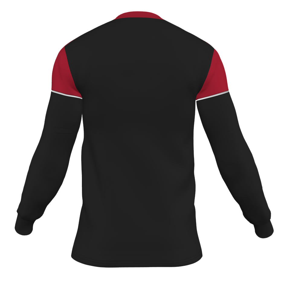 adidas mi Squadra 17 L/S Jersey (56ERS) - Black/Red、mySite、noshort
