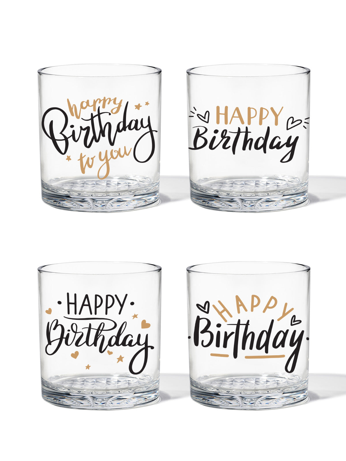 Golden Birthday - RESERVE 12oz Old Fashioned Tritan Copolyester Glass、mySite、camillekostekn
