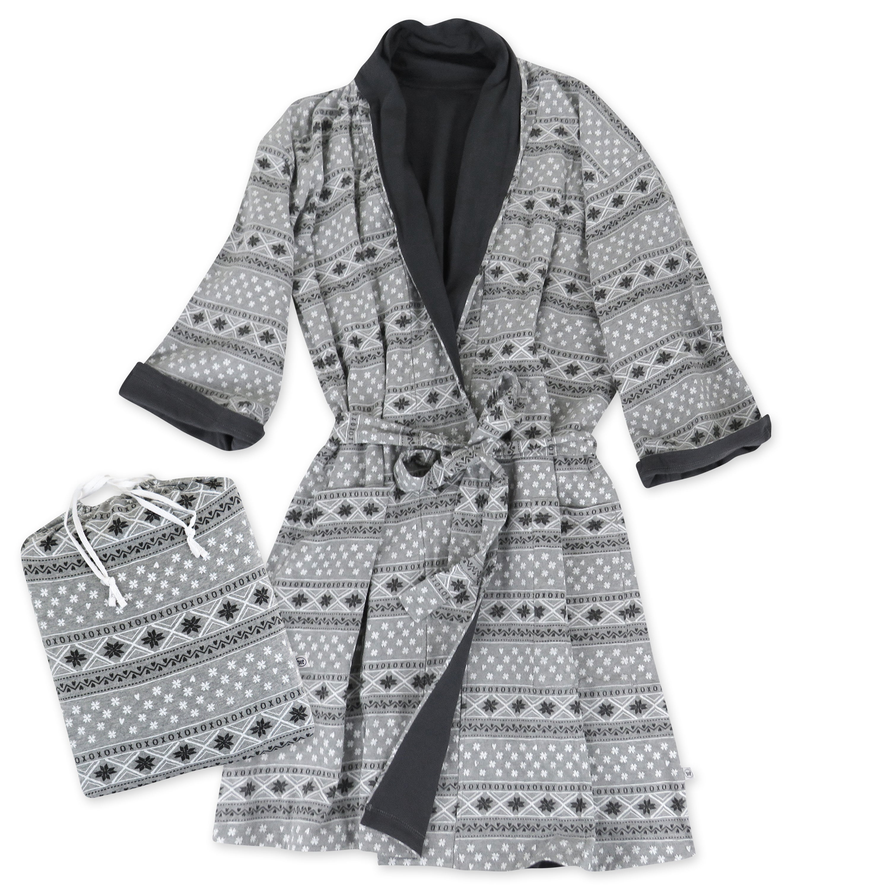  Lounge Life Comfy Adult Reversible Bathrobe、mySite、layawaytickets