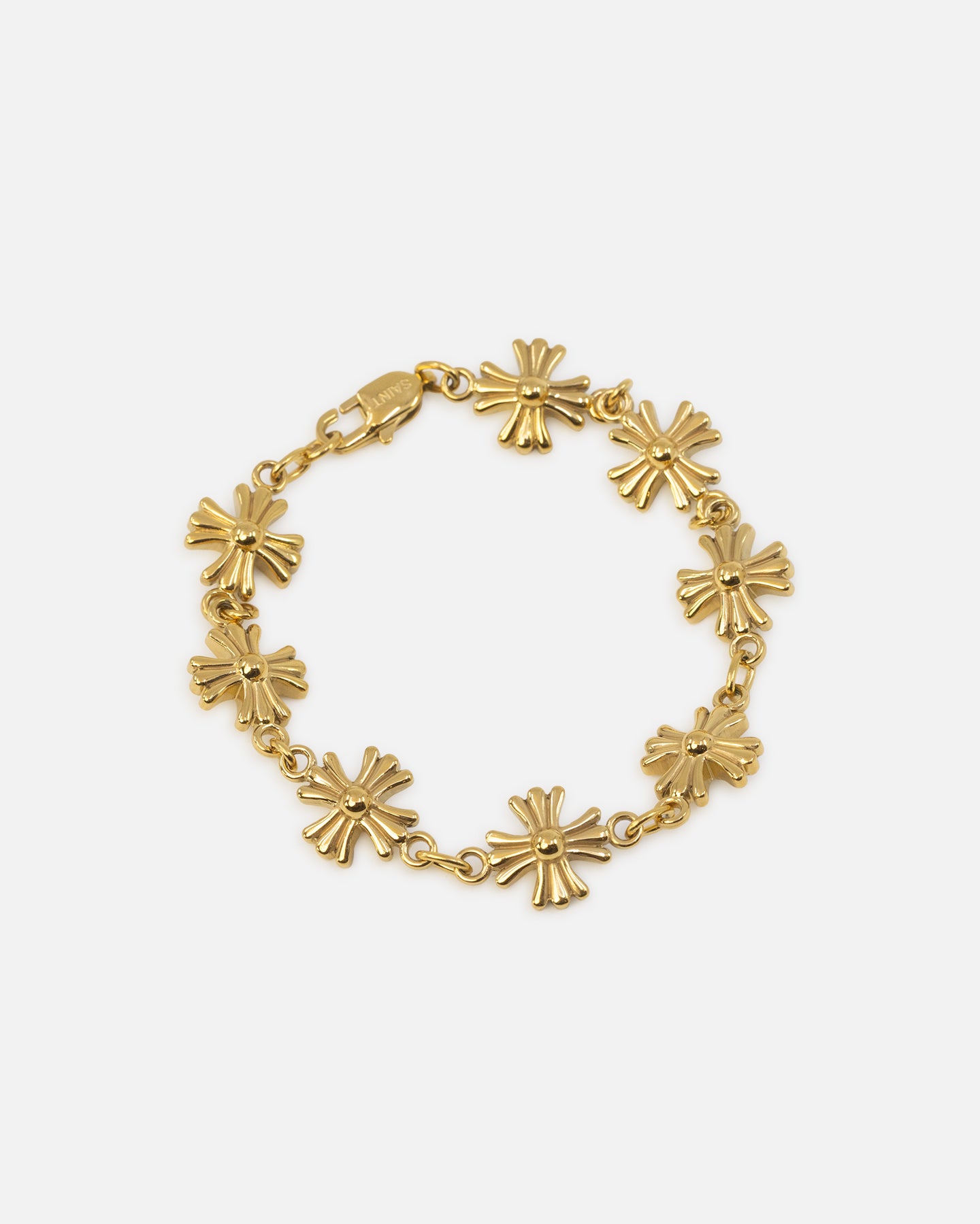 Saint Morta Chrome Cross Bracelet Gold、mySite、zt4zffjzw