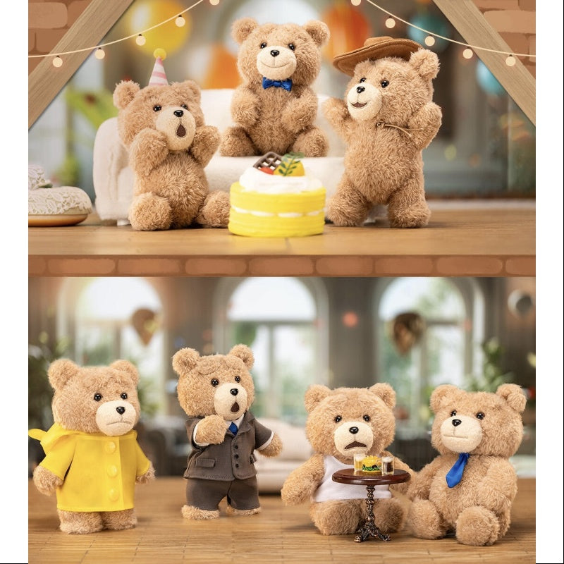  Ted2 Teddy Bear Action Plush Pendant Series Whole Set Brand New With Plastic、mySite、greenlandpopulation