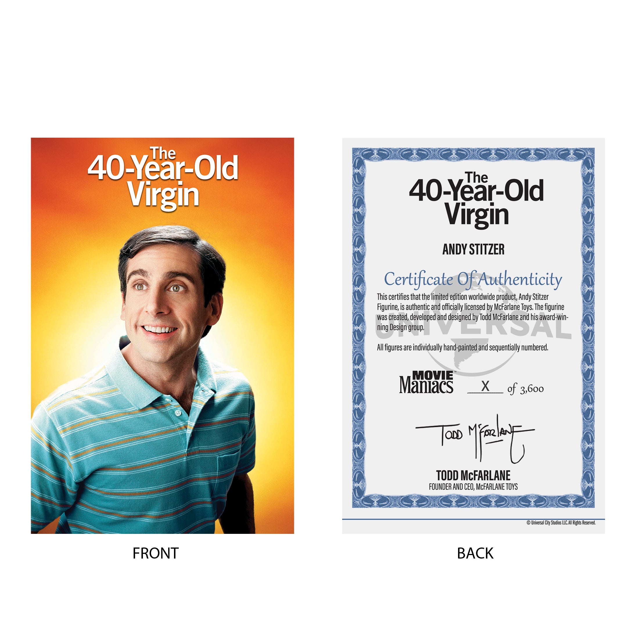 McFarlane Movie Maniacs Andy Stitzer (The 40 Year Old Virgin)、mySite、hgirdovlk