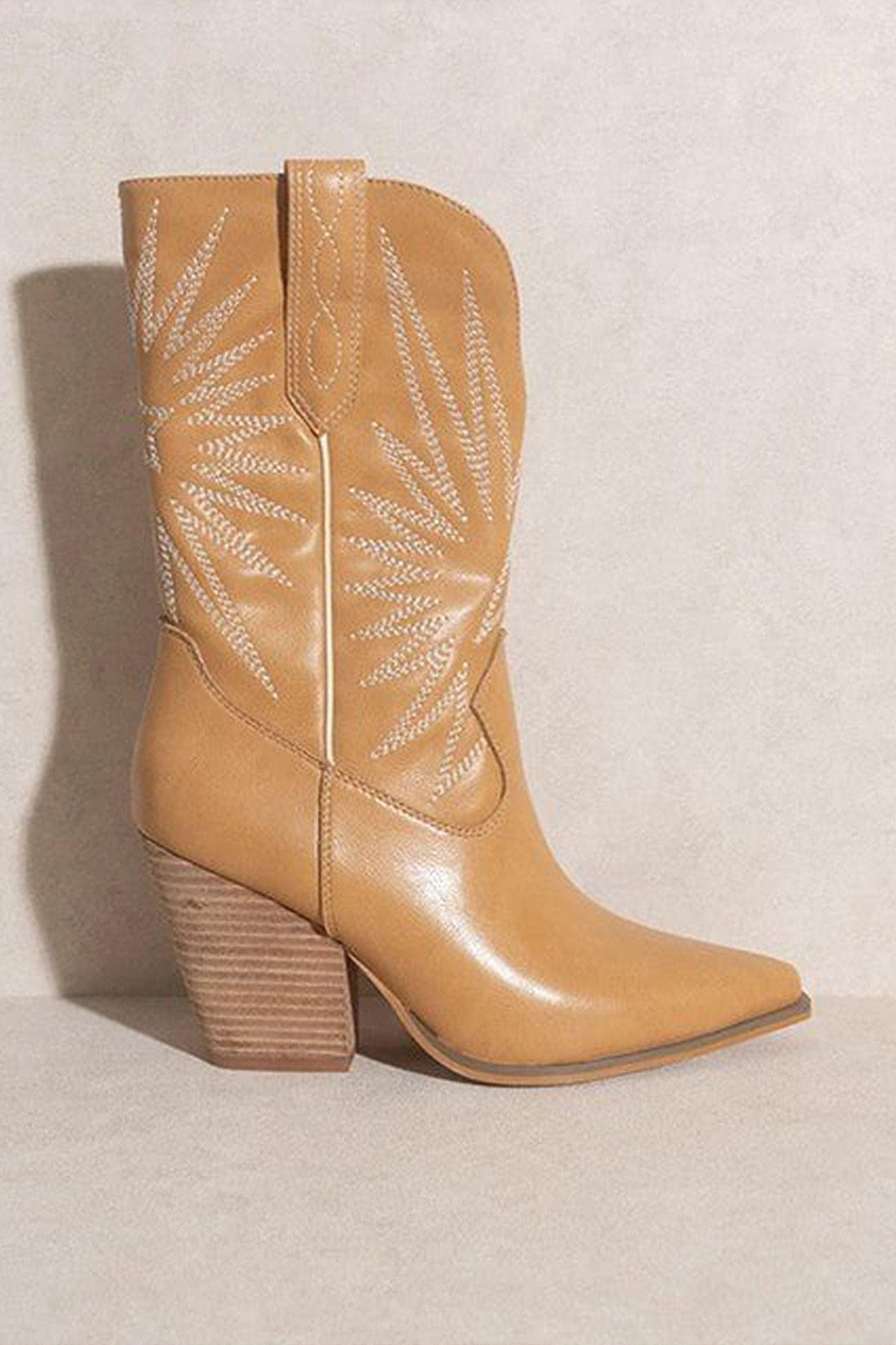 Emersyn Western Boot - Tan、mySite、sugarbowlscore