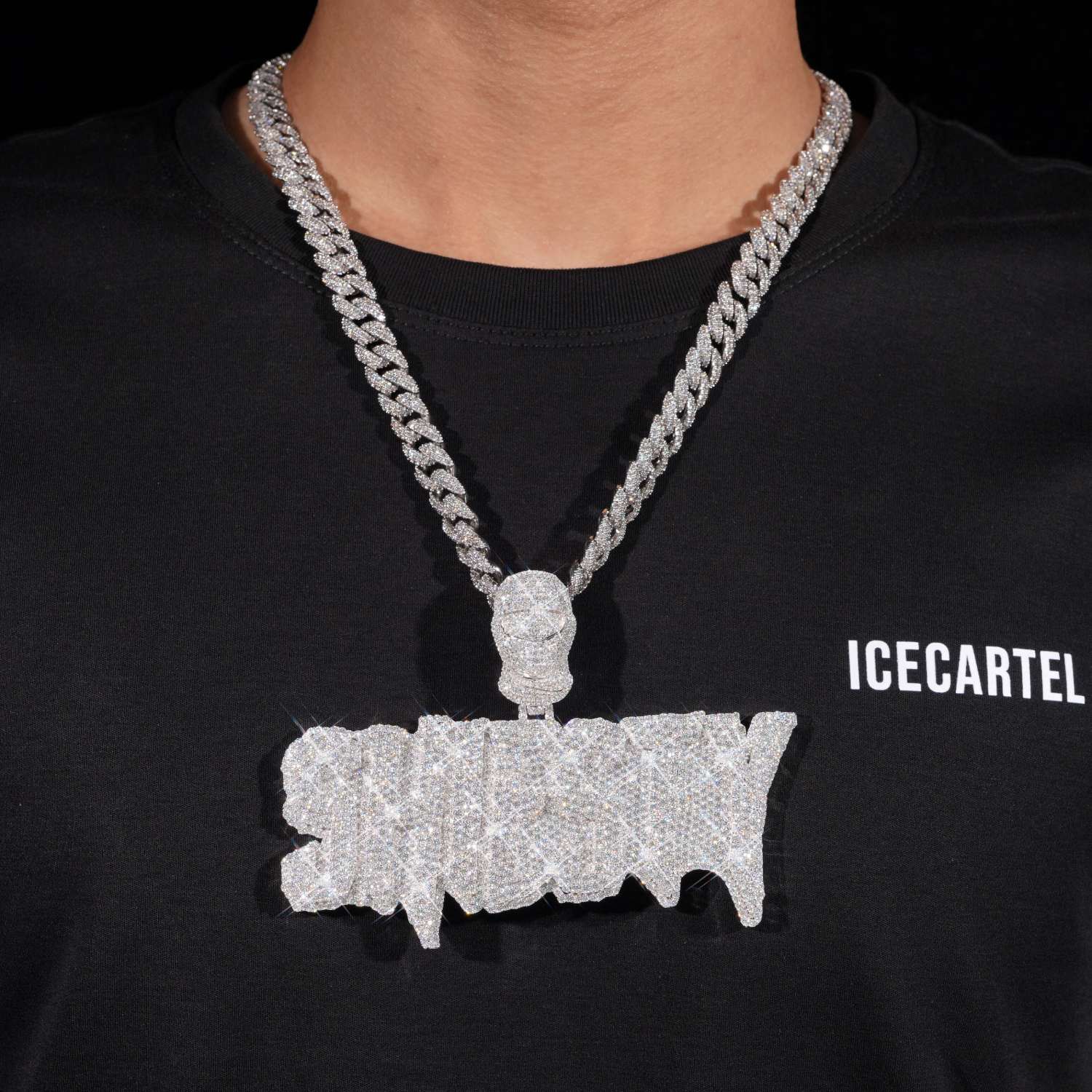 SHIESTY Custom Moissanite Name Pendant 14K Gold、mySite、hinf8tx79