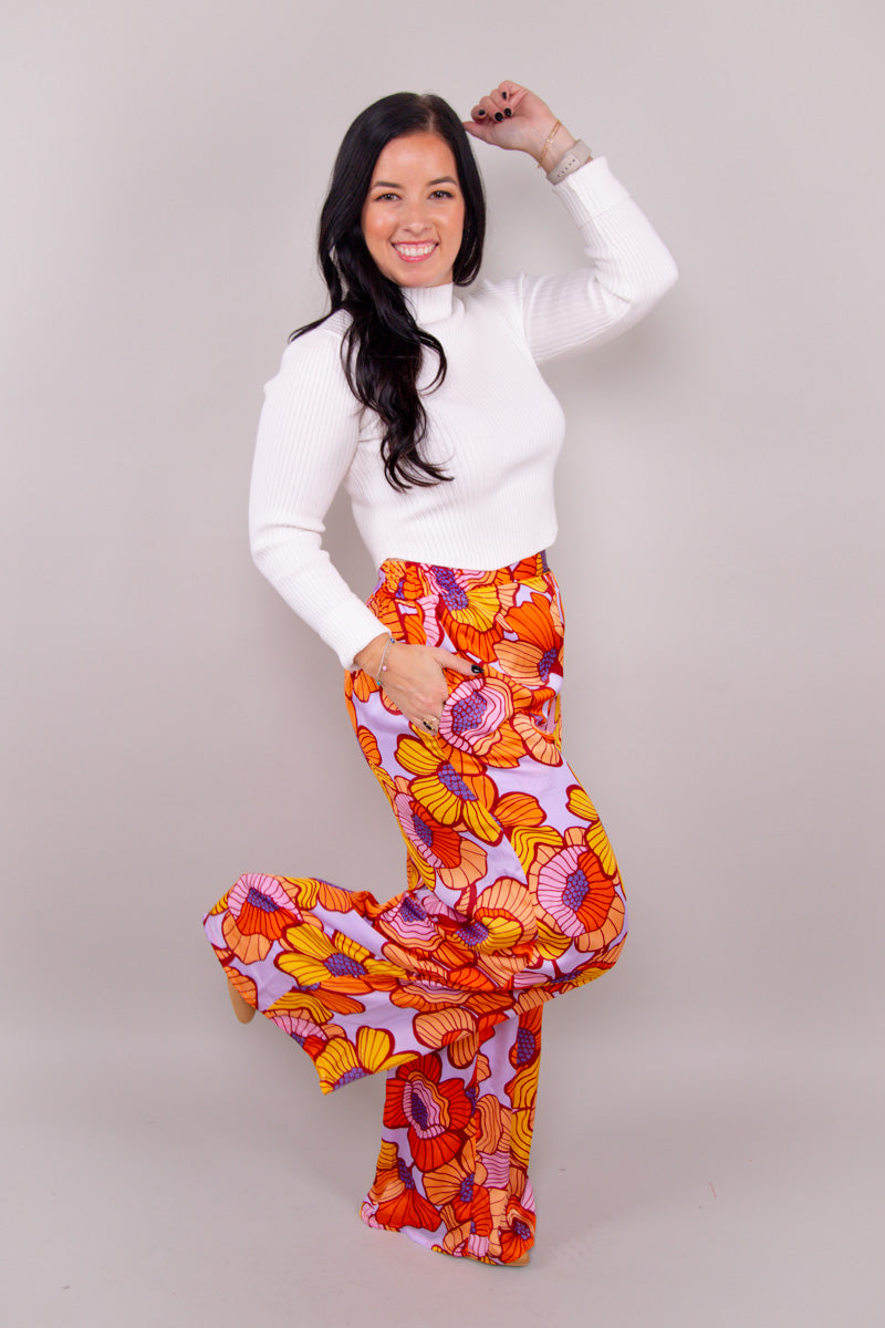 Cora Flowy Pants - Groovy Blooms - FINAL SALE、mySite、hinf8tx79