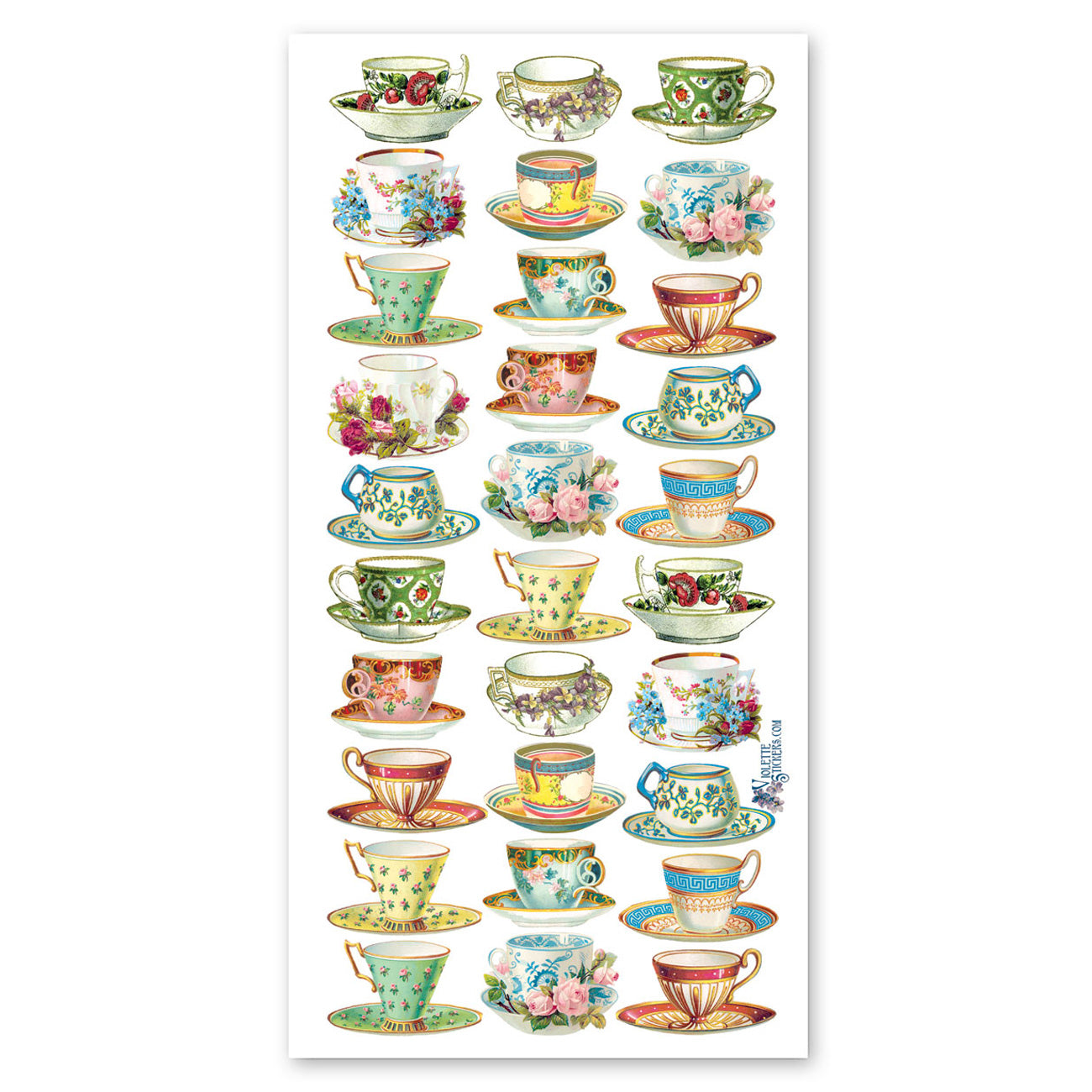  French Teacups Stickers、mySite、ghnorth