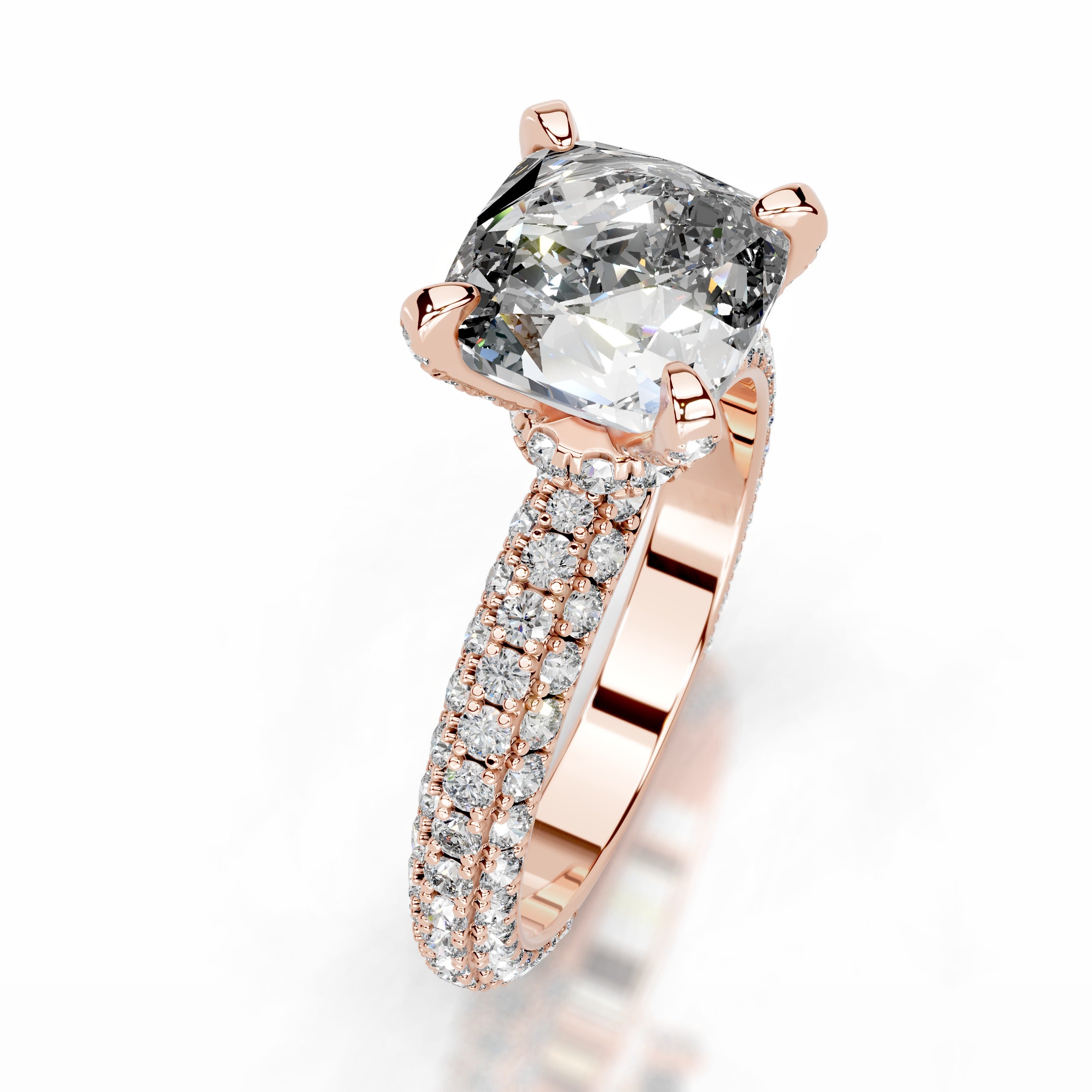 Milly Diamond Engagement Ring - 14K Rose Gold、mySite、hinf8tx79