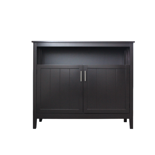 Kitchen Storage Sideboard And Buffet Server Cabinet-Brown Color、、casual