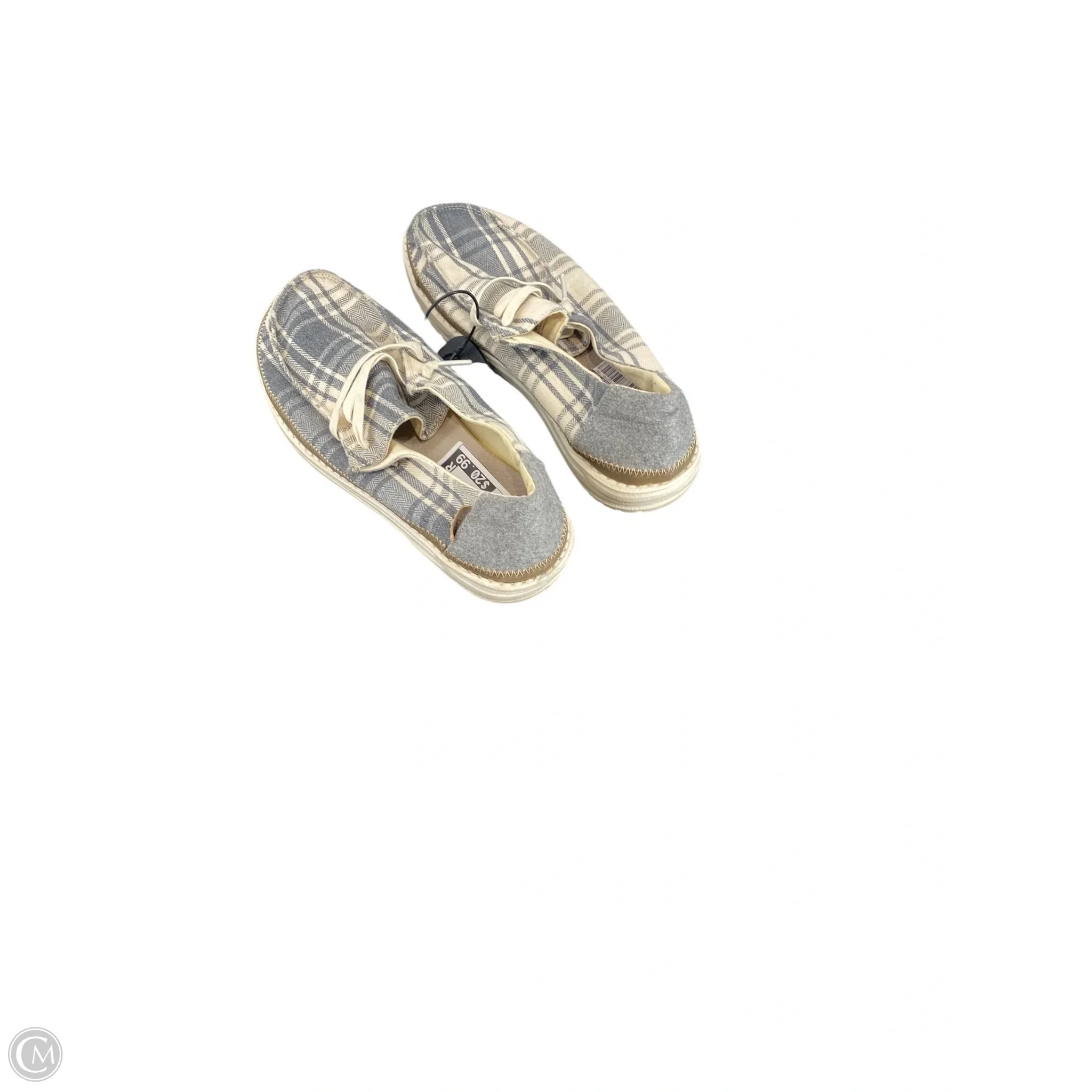 Shoes Sneakers By Hey Dude In Cream & Grey, Size: 8、mySite、garagedoors4me