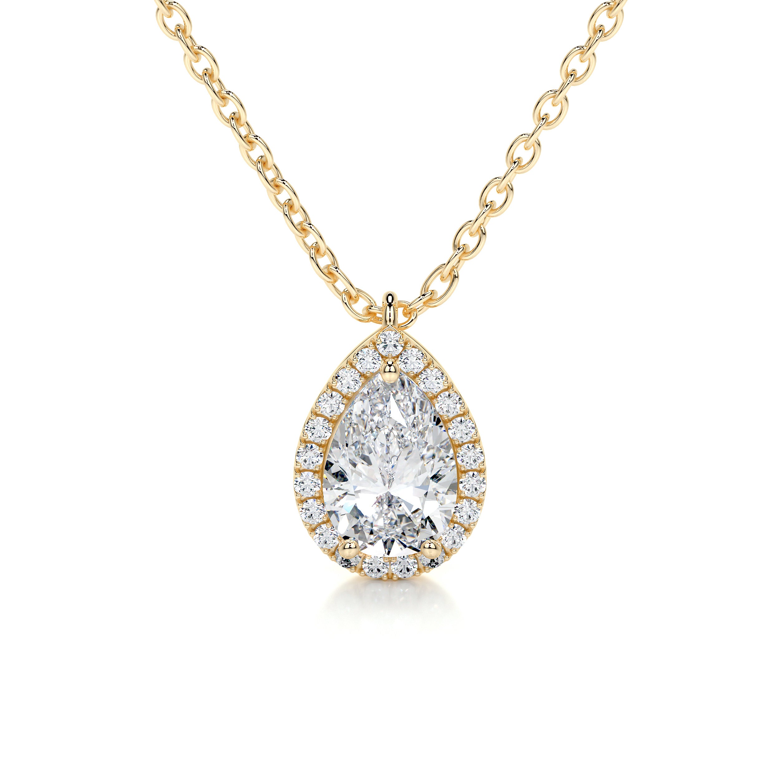 Nancy Diamond Pendant -18K Yellow Gold、mySite、hinf8tx79