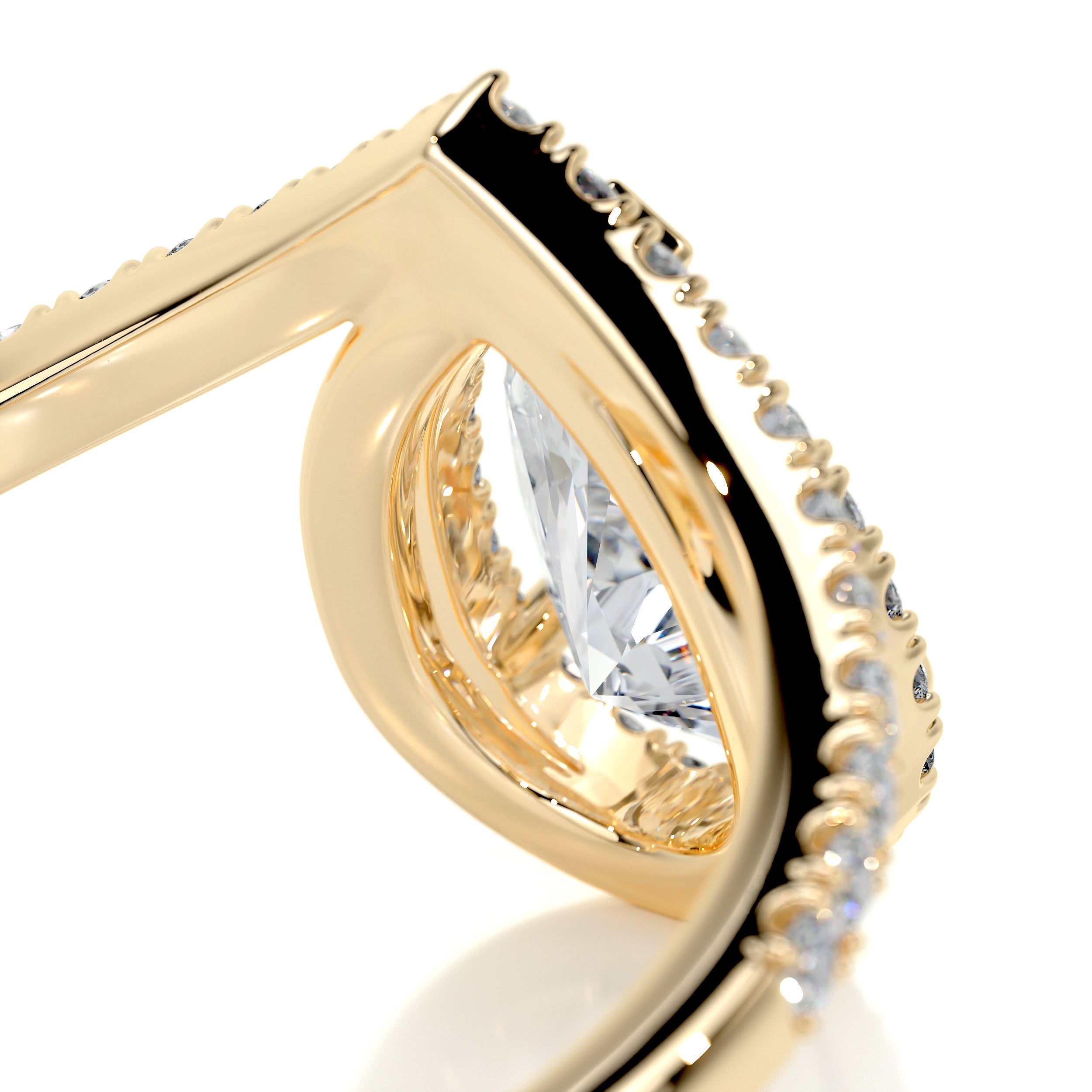 Miranda Diamond Engagement Ring -18K Yellow Gold、mySite、hinf8tx79