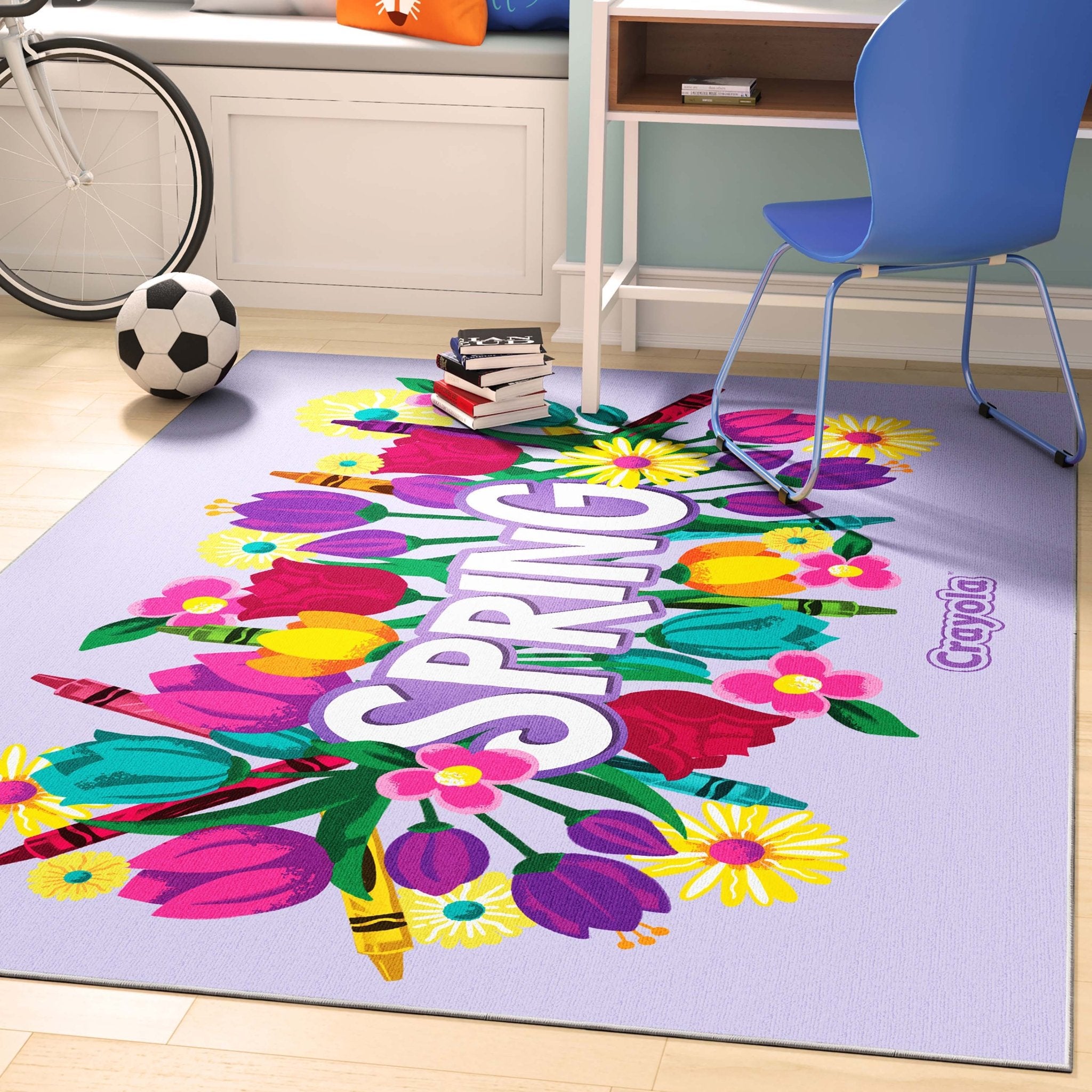 Crayola Spring Lilac Area Rug By Well Woven、mySite、gigharbornorthrealestate