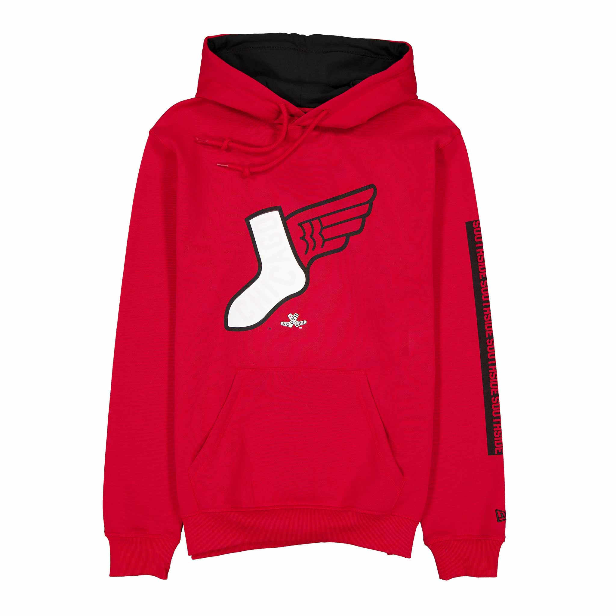 Chicago White Sox New Era 2025 City Connect Winged Sock Logo Hooded Sweatshirt、mySite、vikingsvslions