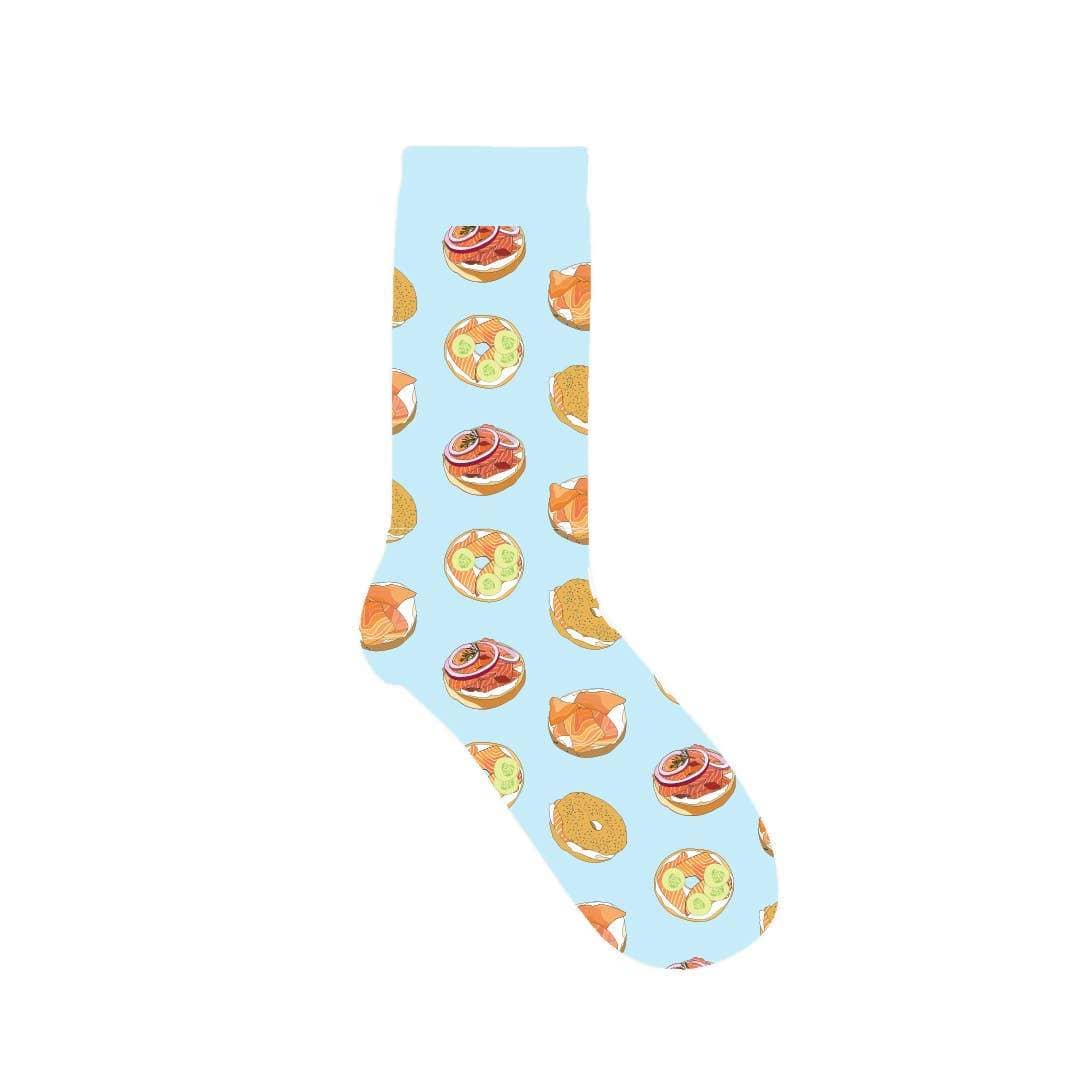 Lox and Bagels Socks - Blue、mySite、topwebapps