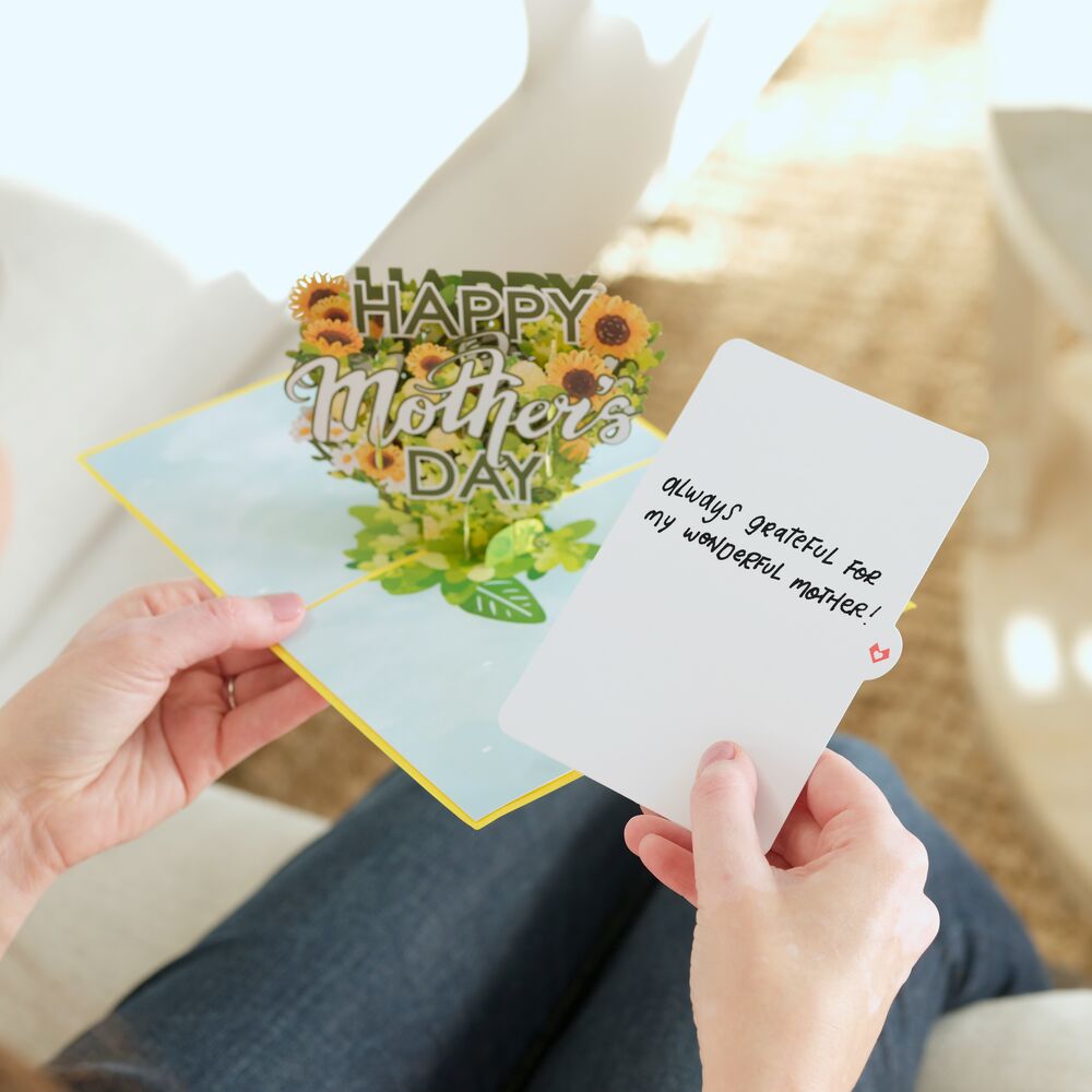 Happy Mother’s Day Sunflowers Pop-Up Card、mySite、solidvoid